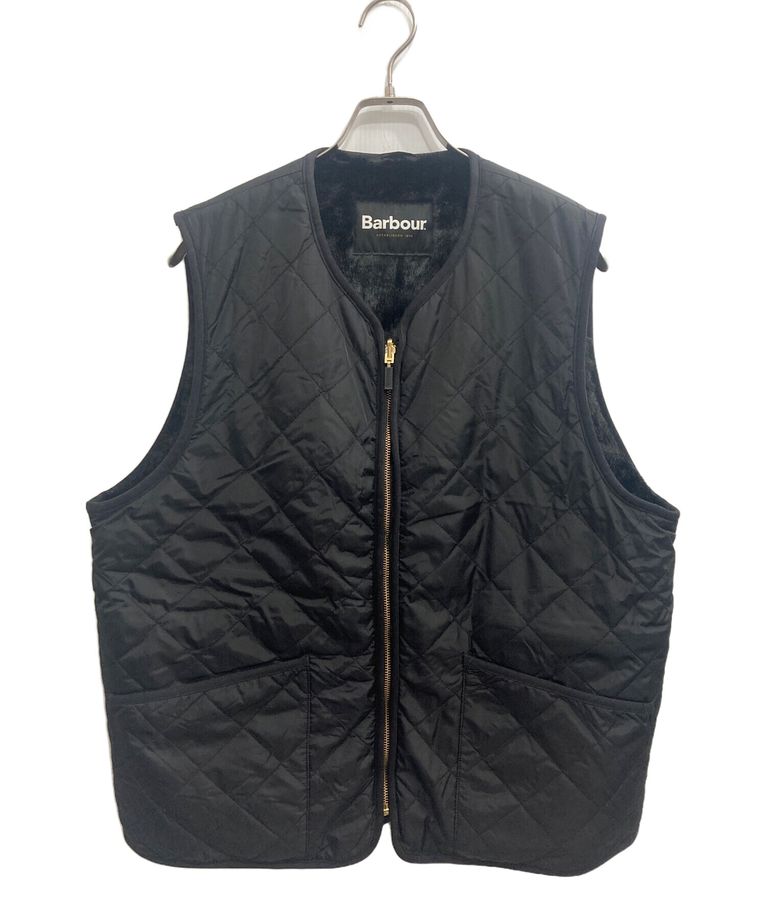 Barbour ライナー ベスト 38 中古・古着通販】Barbour (バブアー) フロントジップ ファー ライナー