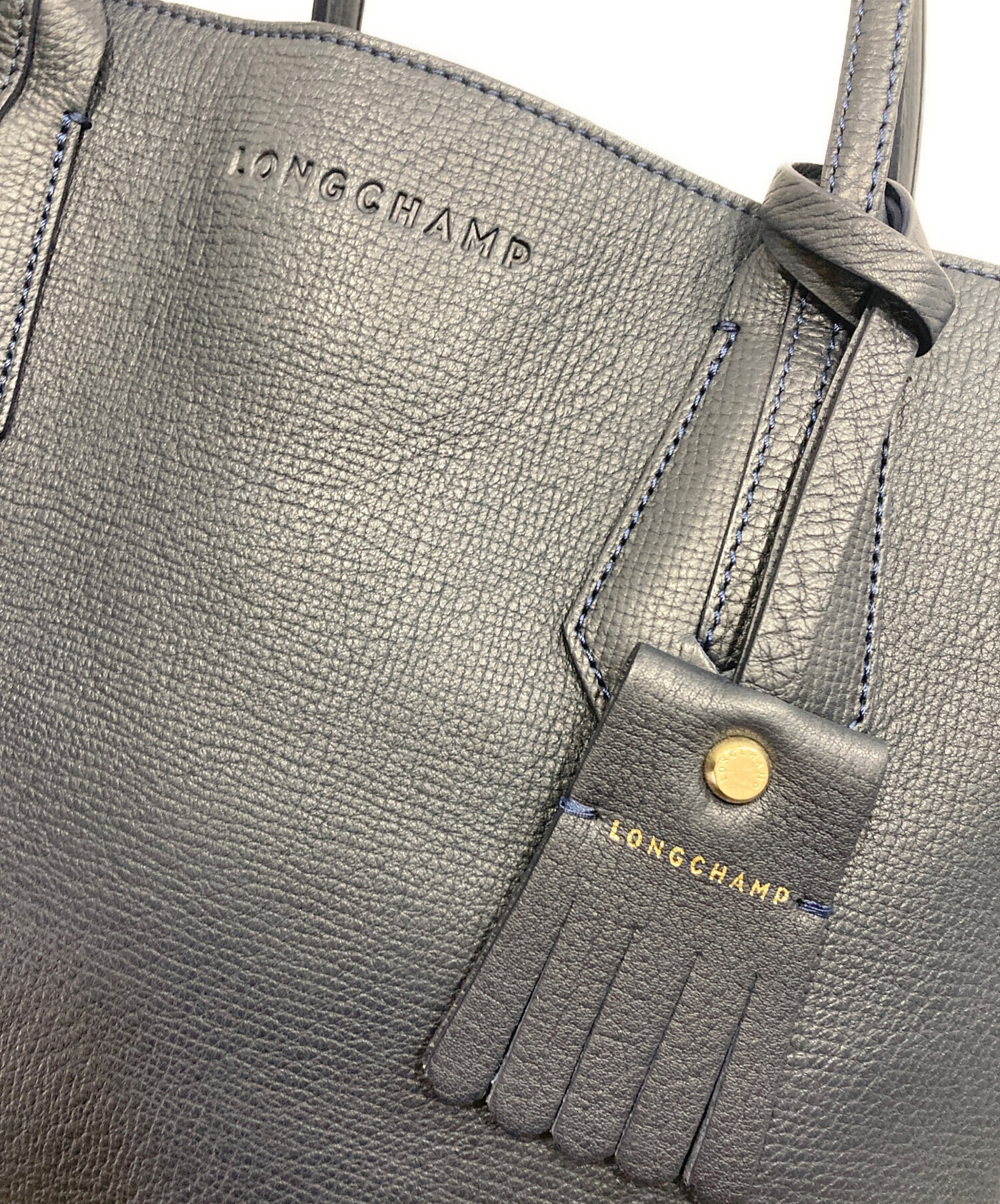 中古・古着通販】LONGCHAMP (ロンシャン) ペネロペレザートートバッグ