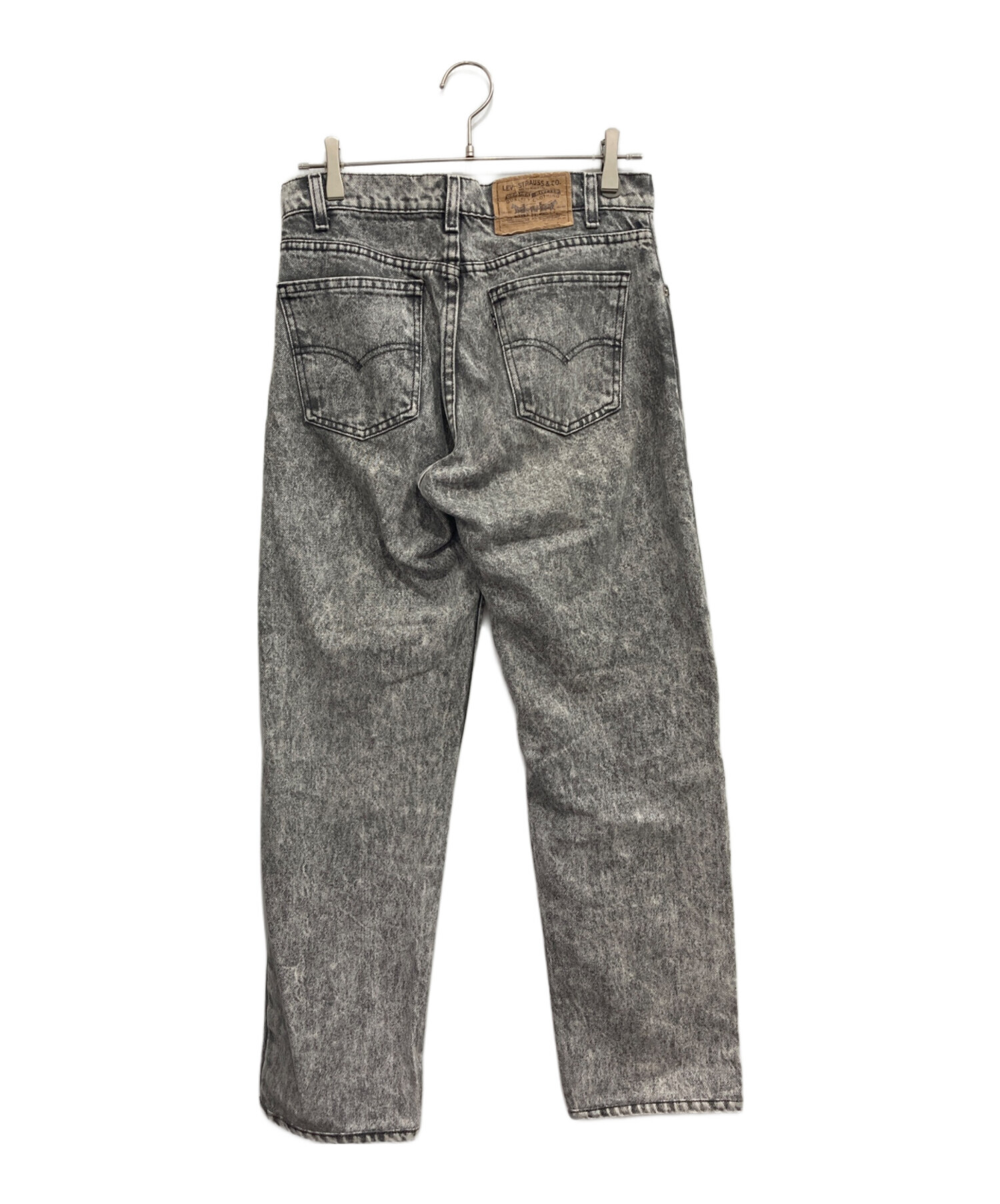 中古・古着通販】LEVI'S (リーバイス) デニムパンツ ブラック サイズ