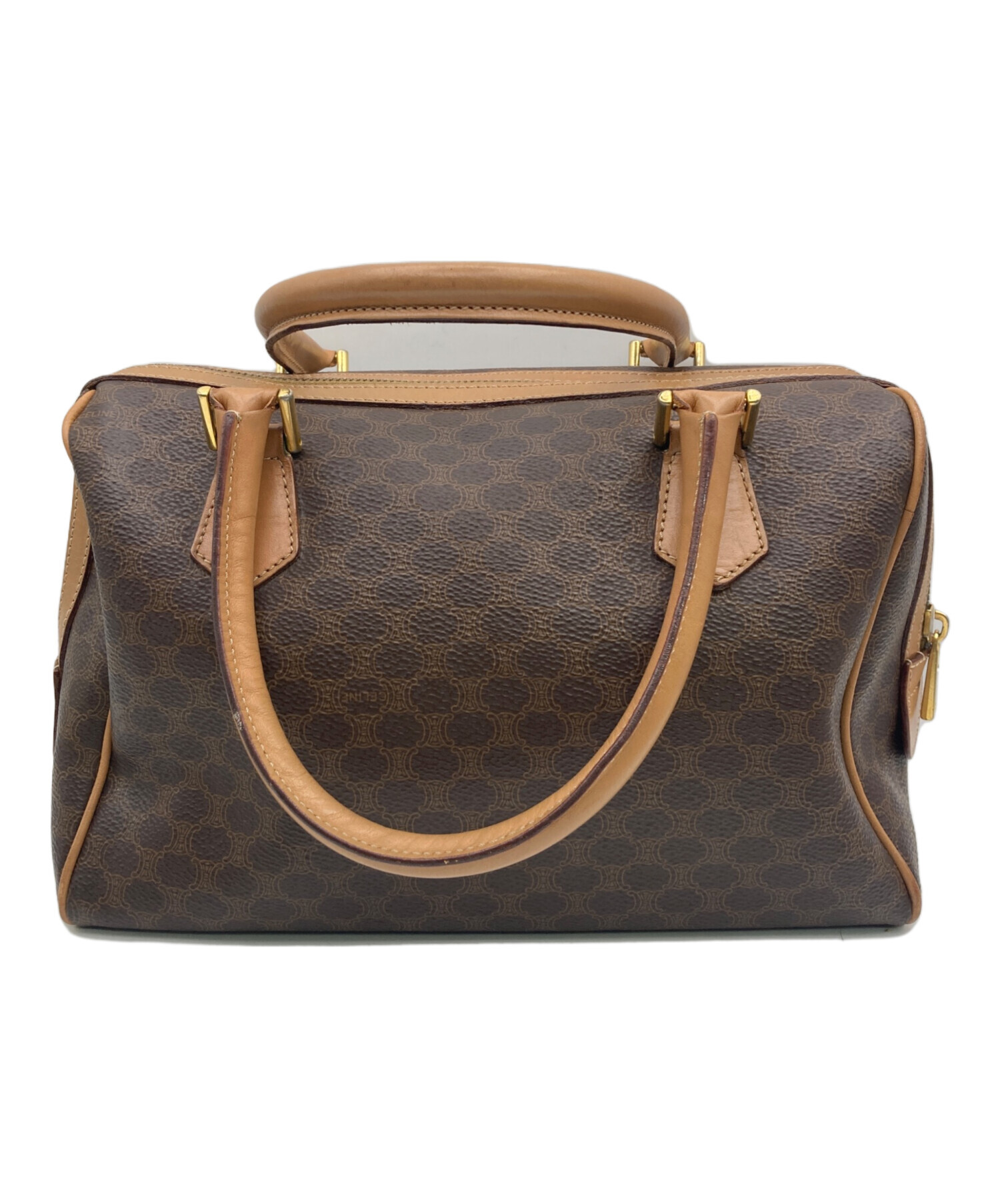 中古・古着通販】CELINE (セリーヌ) マカダム柄ミニボストンバッグ