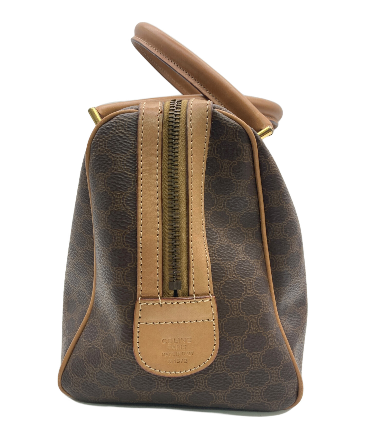 中古・古着通販】CELINE (セリーヌ) マカダム柄ミニボストンバッグ