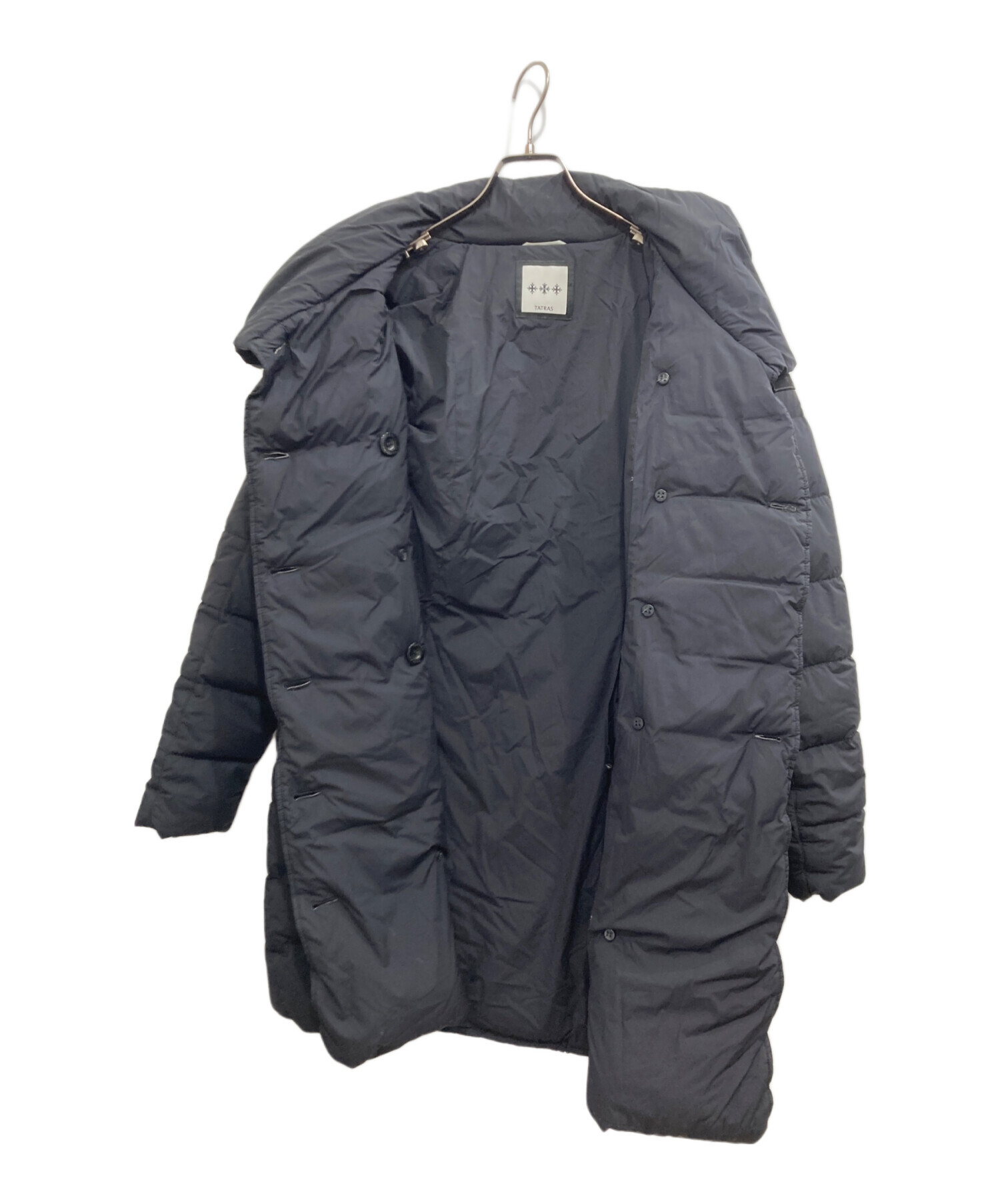 国内正規品タトラスダークグレー ダウンコートTATRAS 格安 中古・古着通販】TATRAS (タトラス) TERESAダブルボタンロングダウン