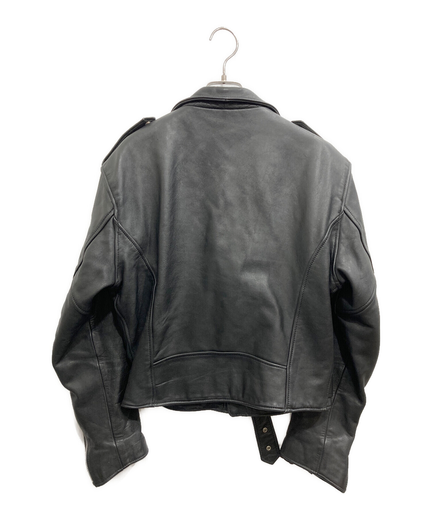 HOUSTON ヒューストン ダブル ライダース サイズ40R 中古・古着通販】HOUSTON (ヒューストン) レザーダブルライダース