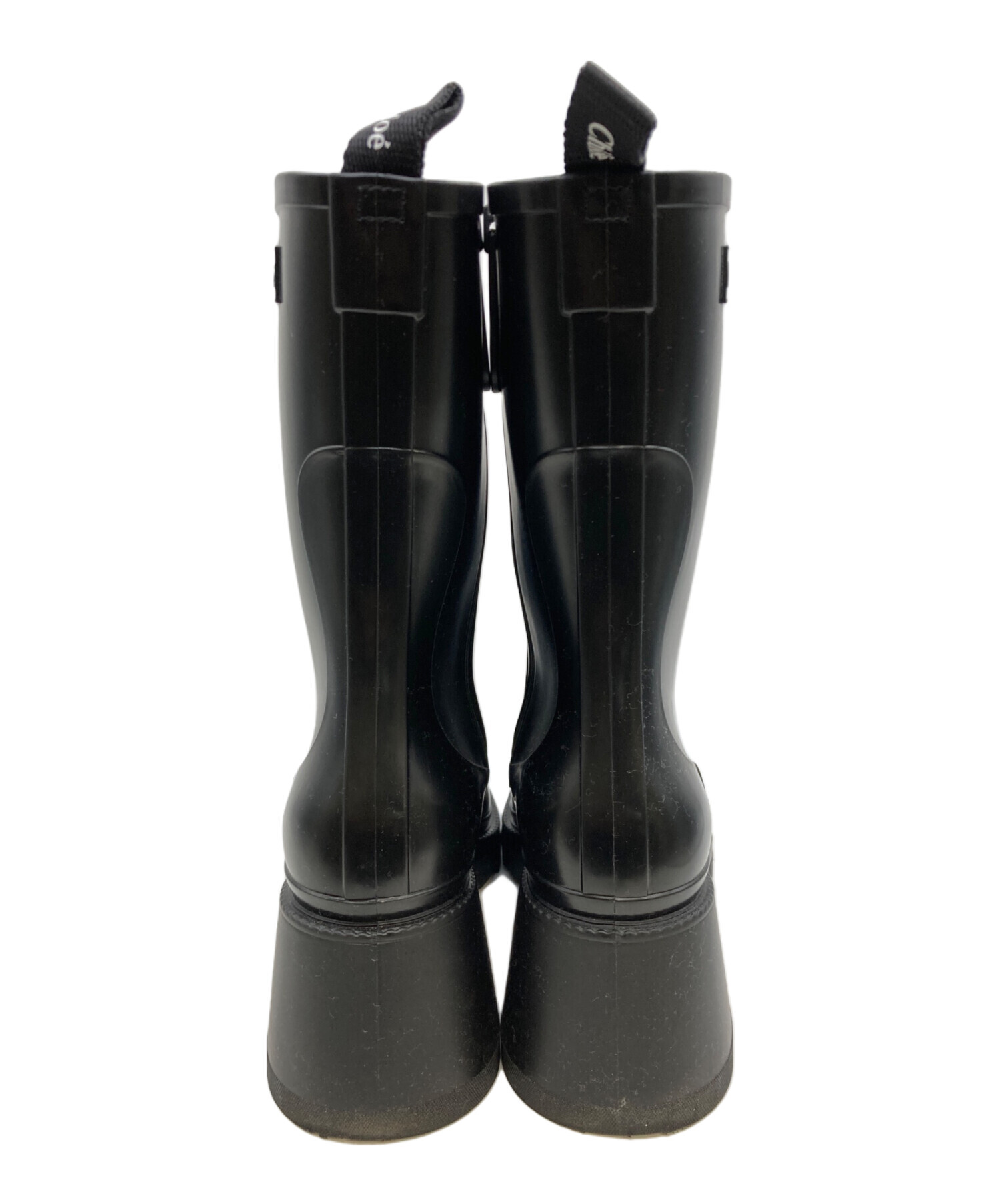 Chloe レインブーツ　36サイズ 中古・古着通販】Chloe (クロエ) BETTYレインブーツ ブラック サイズ