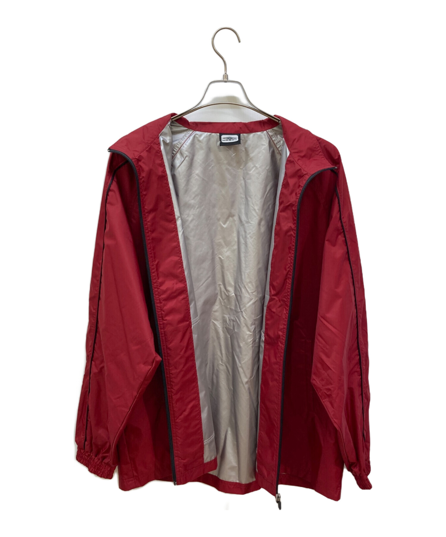 中古・古着通販】UMBRO (アンブロ) ナイロンジャケット レッド サイズ