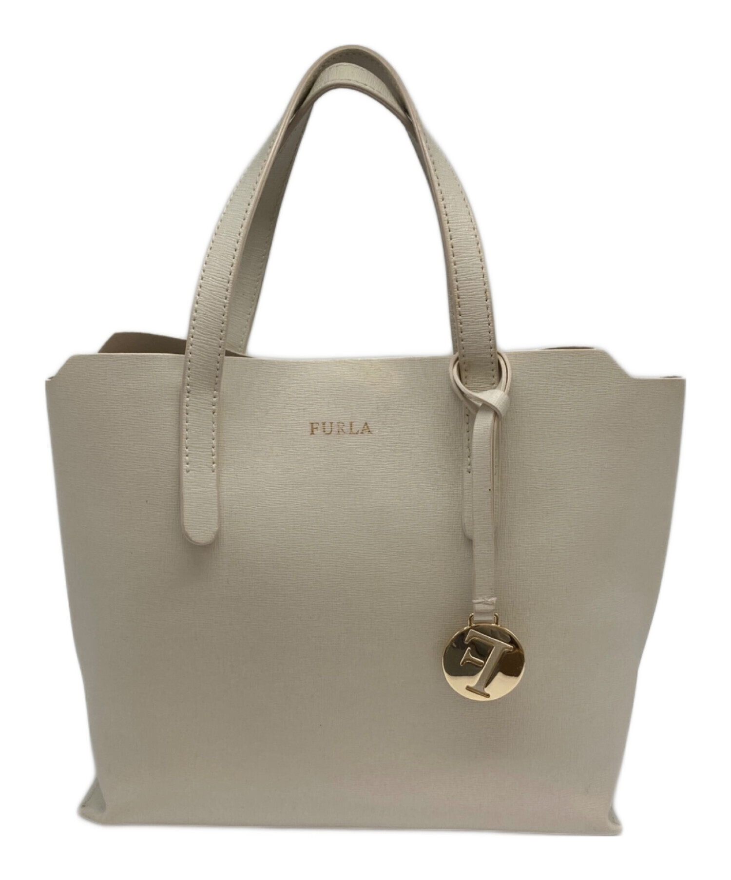 中古・古着通販】FURLA (フルラ) ハンドバッグ ホワイト｜ブランド 