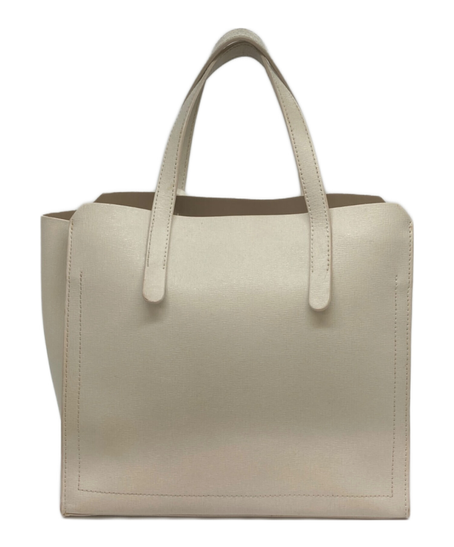 中古・古着通販】FURLA (フルラ) ハンドバッグ ホワイト｜ブランド 