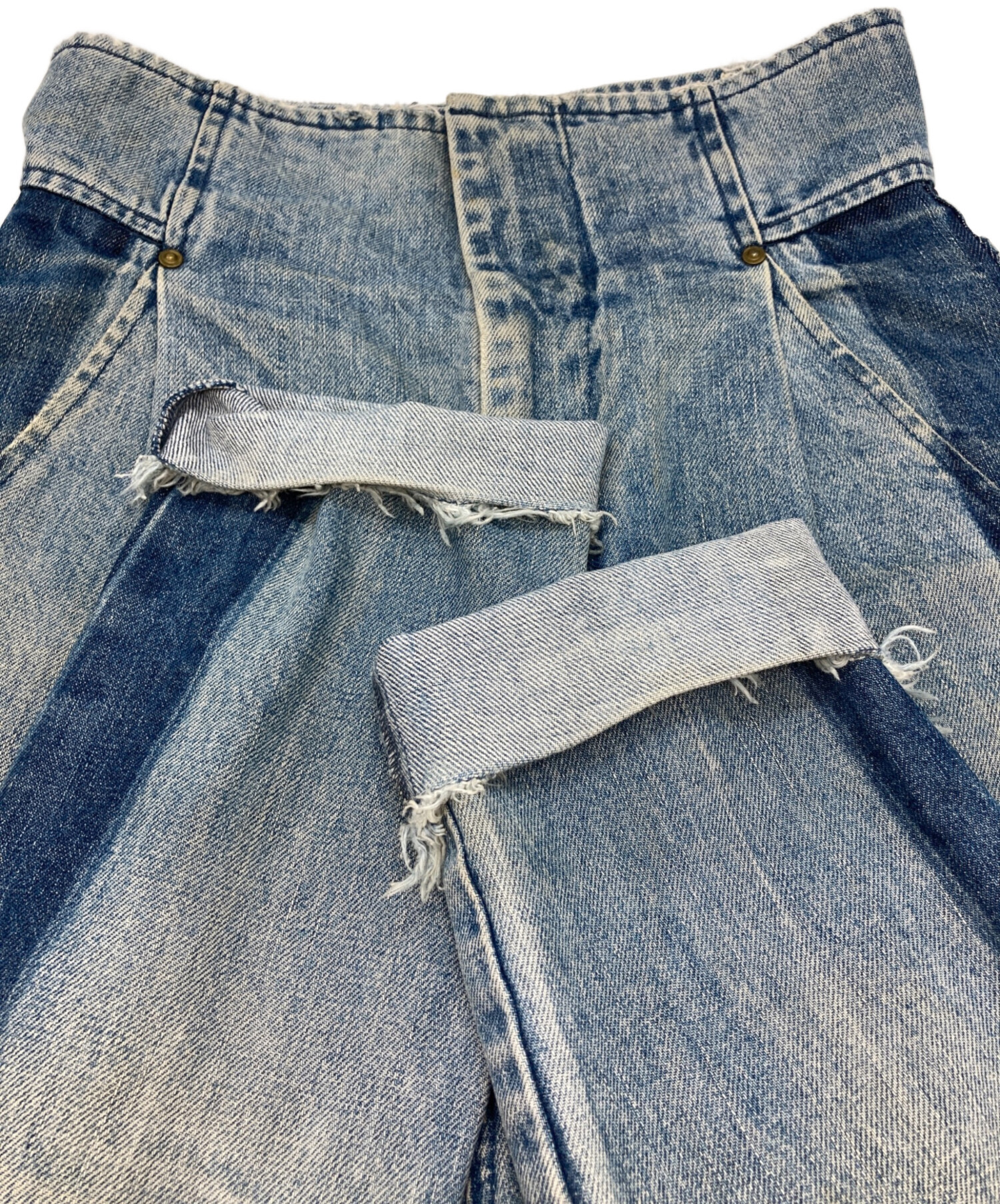 中古・古着通販】Mame Kurogouchi (マメクロゴウチ) バイカラーデニム