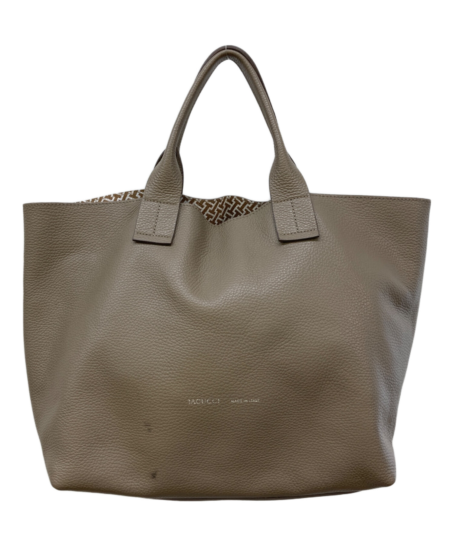 極美品 イアクッチ IACUCCI オペラ トートバッグ ハンドバッグ レザー 中古・古着通販】IACUCCI (イアクッチ) オペラ レザートートバッグ