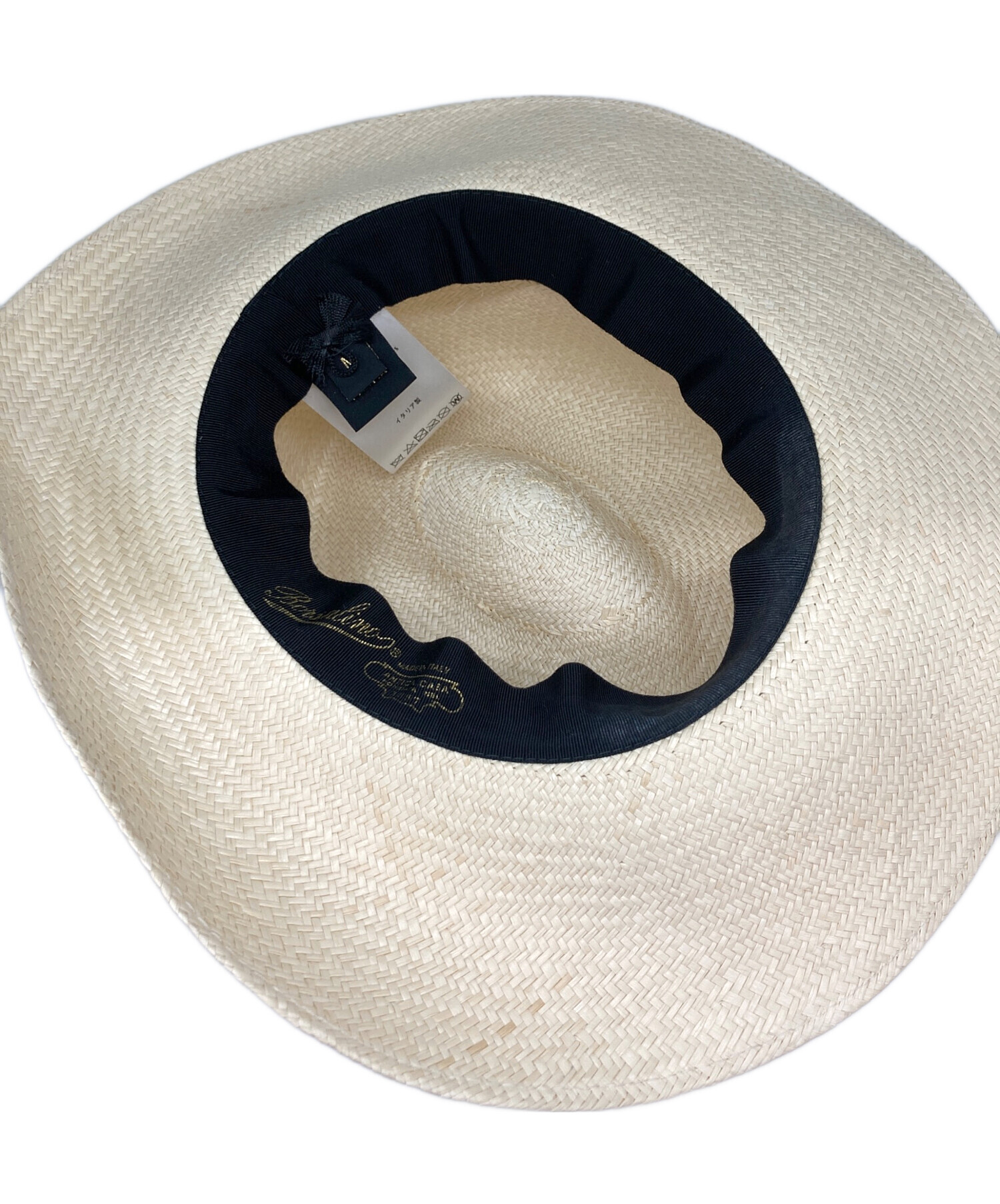 中古・古着通販】BORSALINO (ボルサリーノ) パナマハット アイボリー