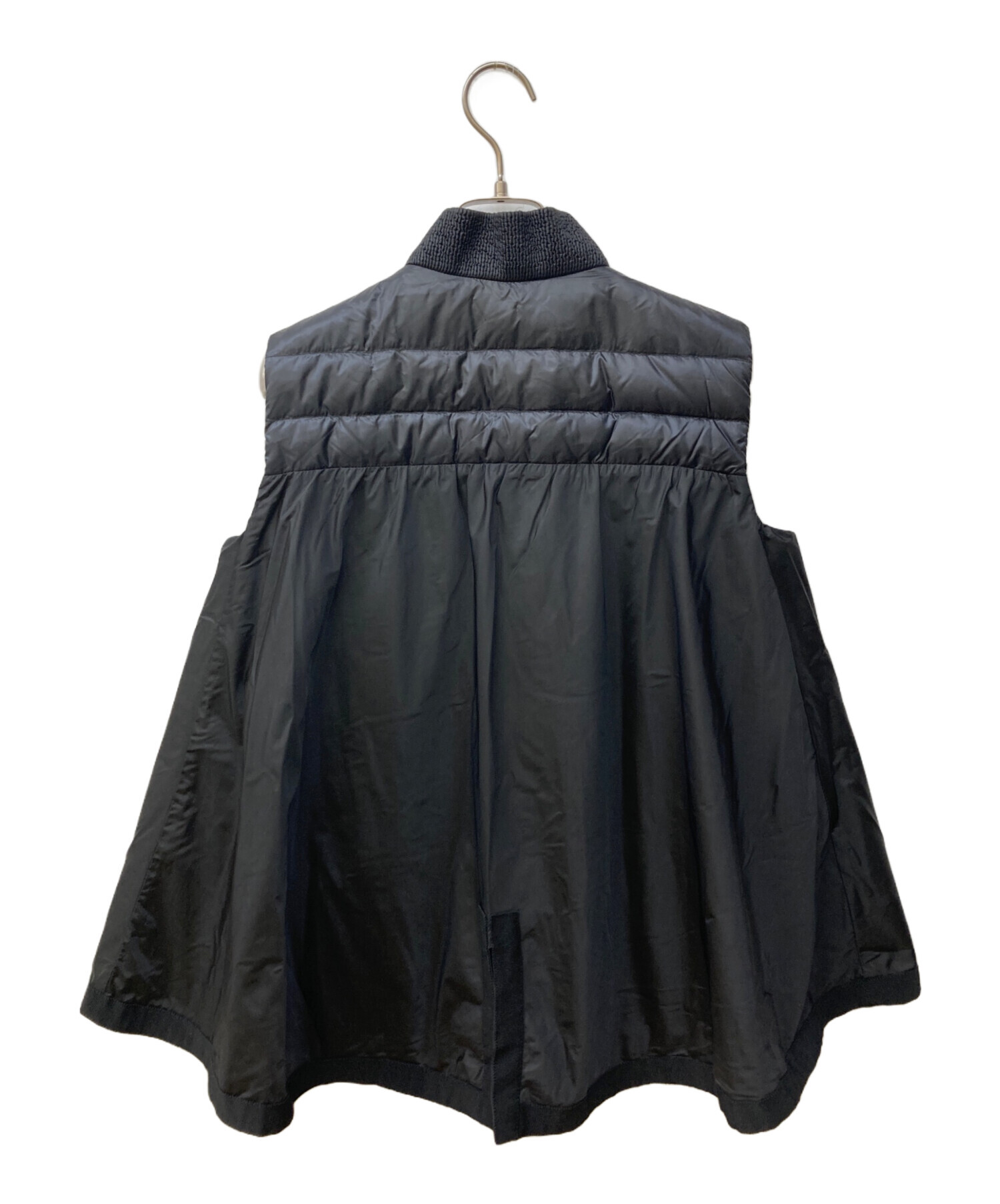 中古・古着通販】MONCLER (モンクレール) ダウンベスト ブラック