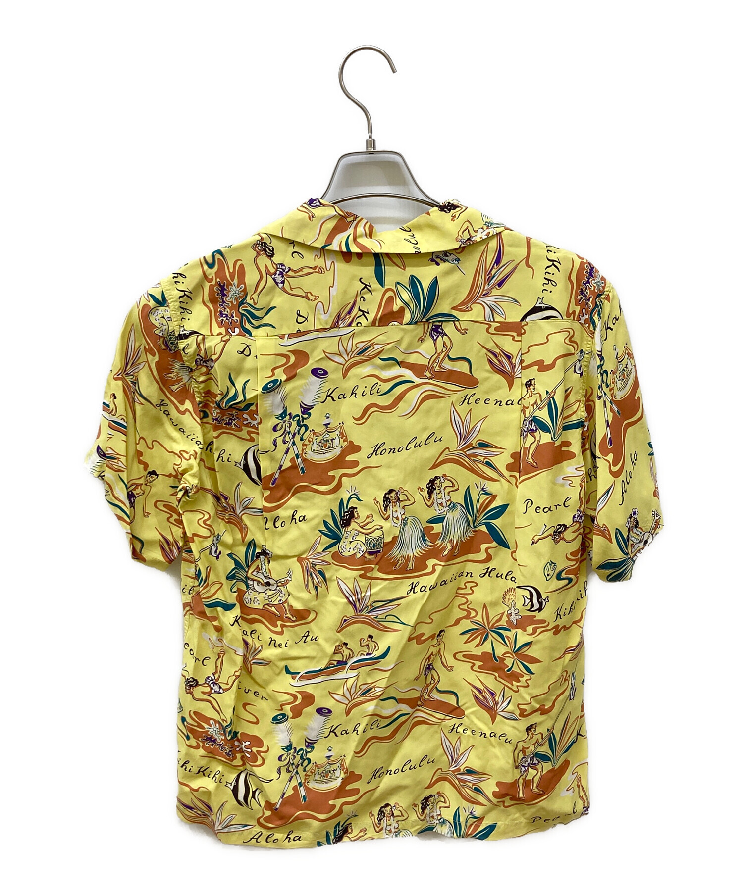 中古・古着通販】Sun Surf (サンサーフ) アロハシャツ イエロー サイズ