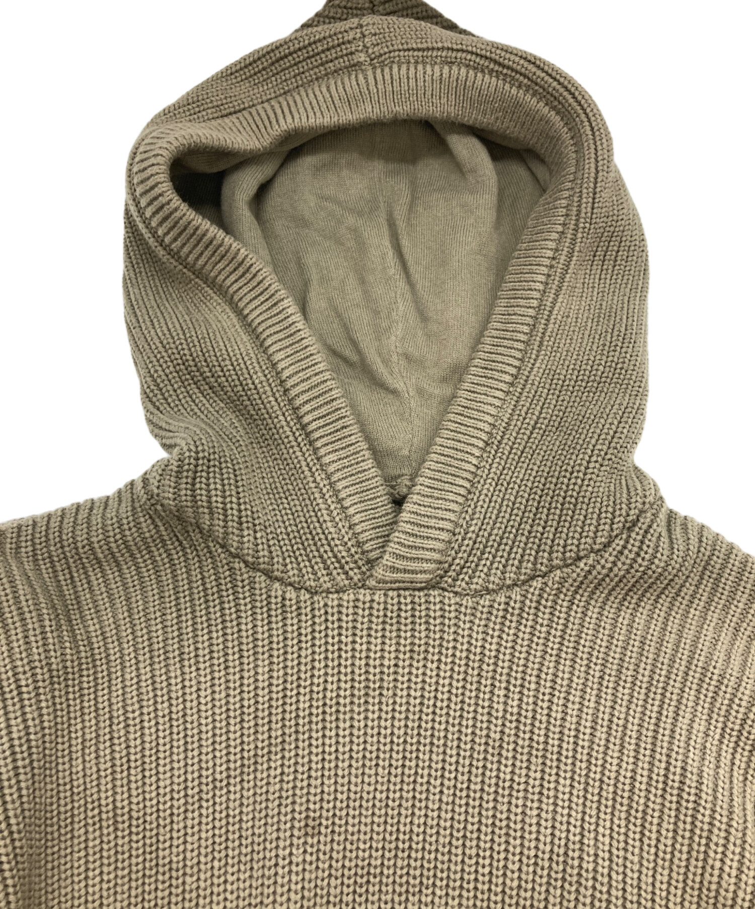 中古・古着通販】stussy (ステューシー) Cotton Knit Hood オリーブ