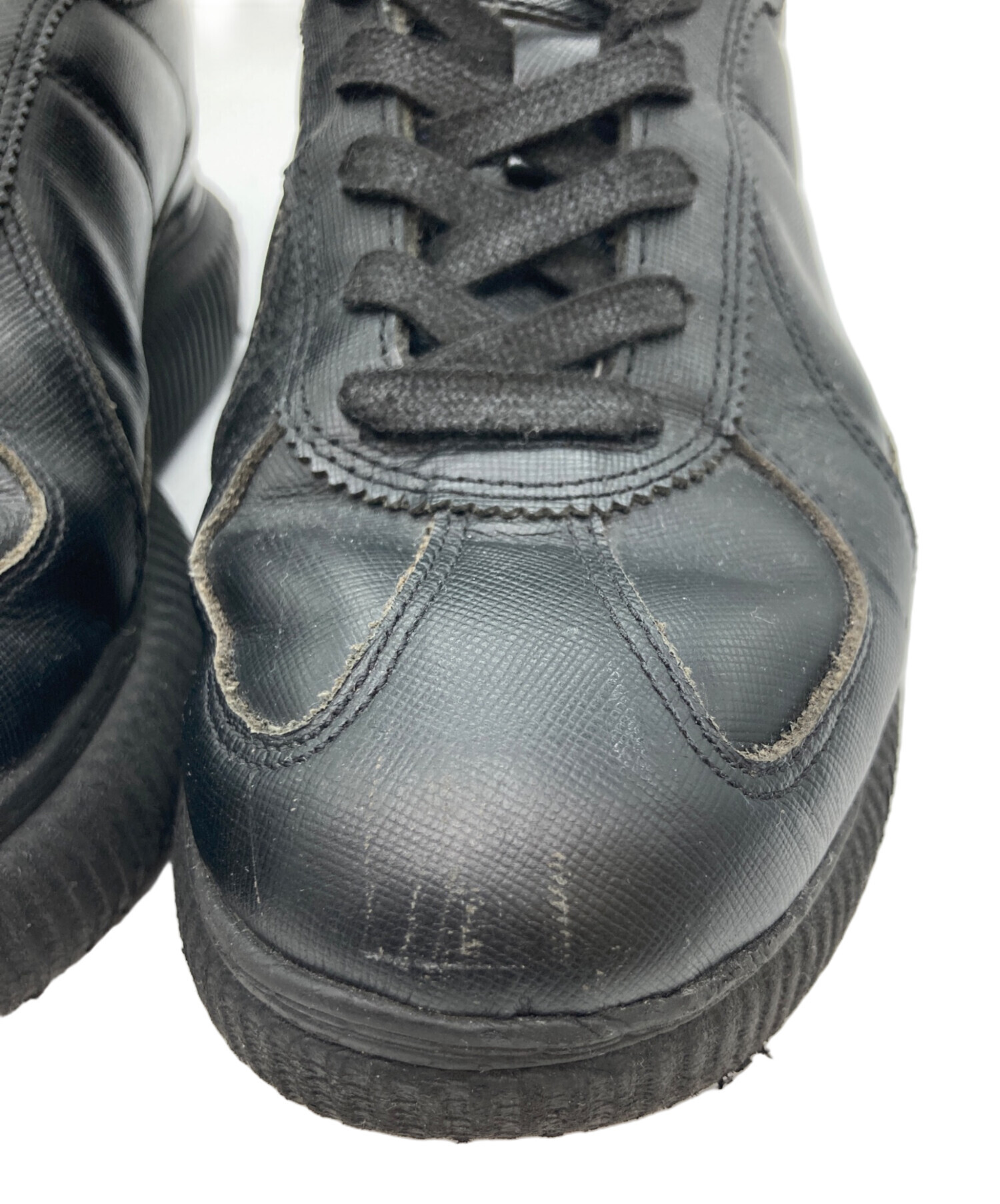 R*i様 オニツカタイガー 厚底 ハイカット スニーカー 24.5 黒 R*i様