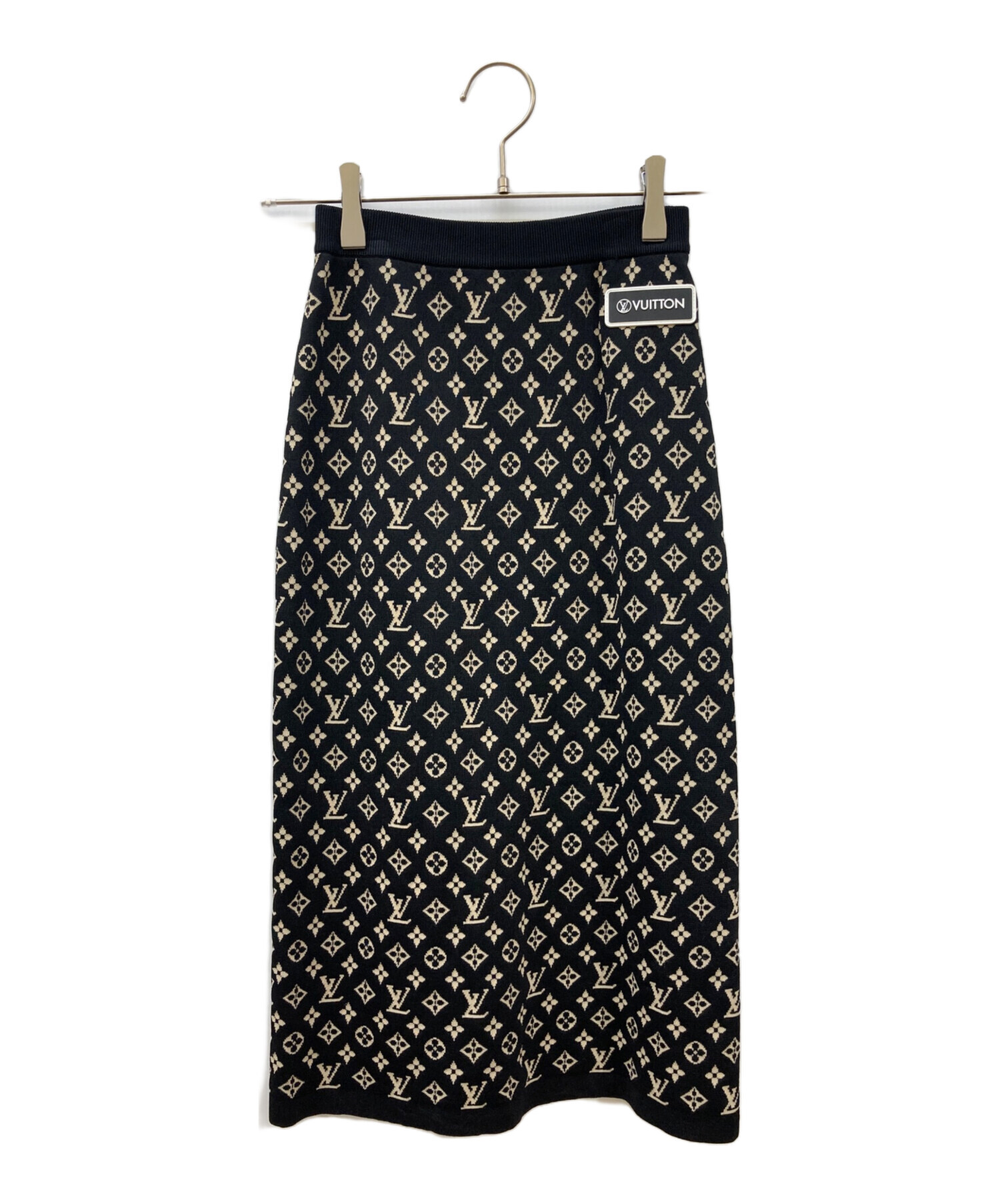 Louis Vuitton ルイヴィトン　ニットシルクスカートワンピースM 中古・古着通販】LOUIS VUITTON (ルイ ヴィトン) モノグラムシルク