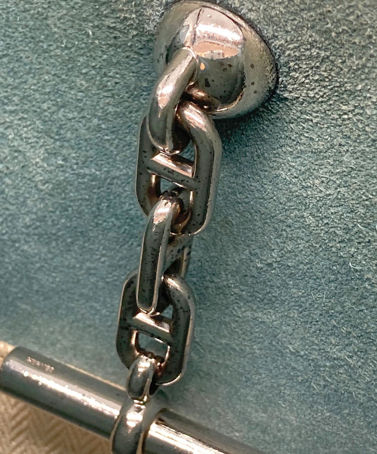 希少　HERMES　ヴェスパPM　ブルージーン　ショルダーバッグ 中古・古着通販】HERMES (エルメス) VESPA PM/ショルダーバッグ ブルー