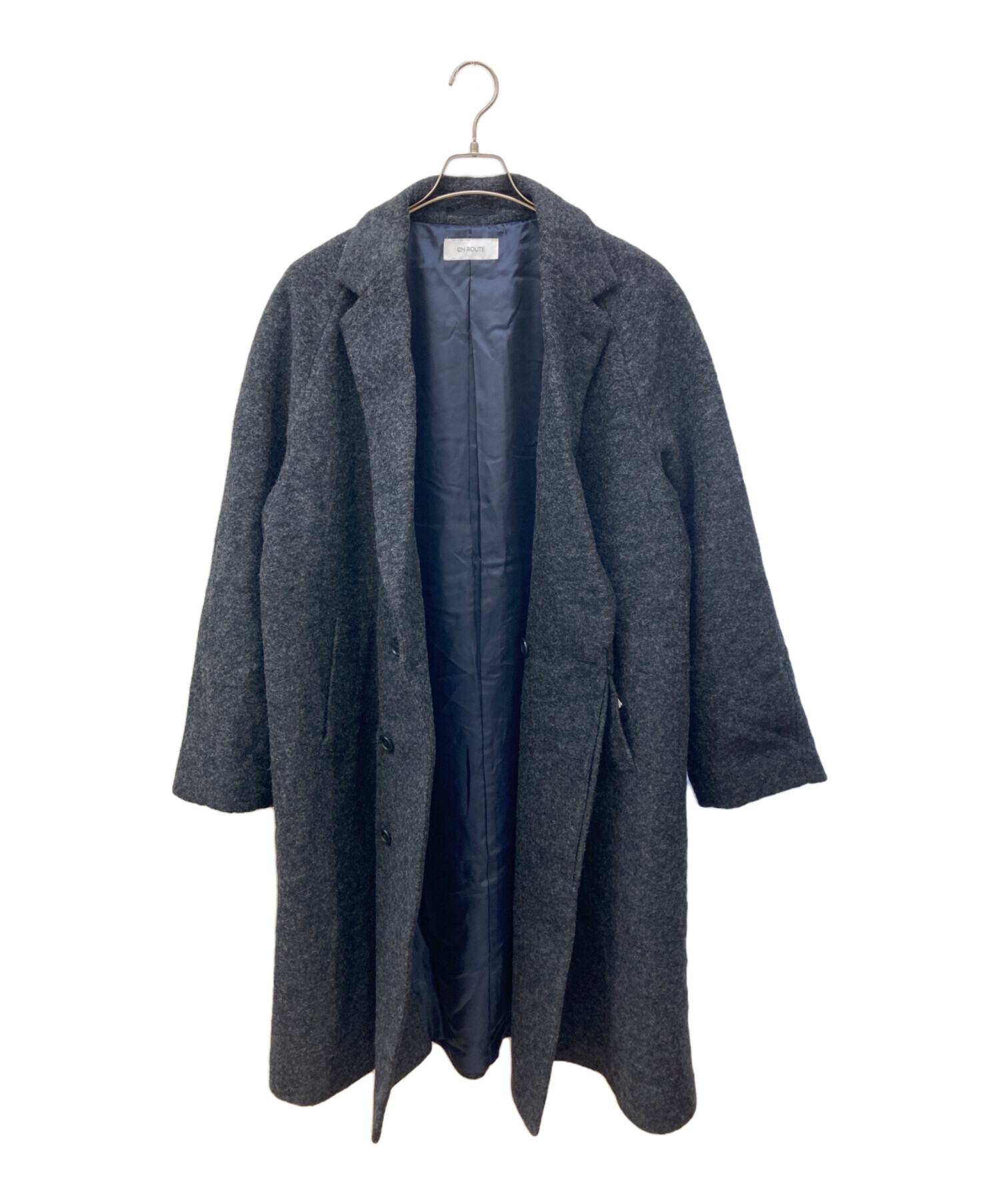 中古・古着通販】eN ROUTE (アンルート) チェスターコート グレー 