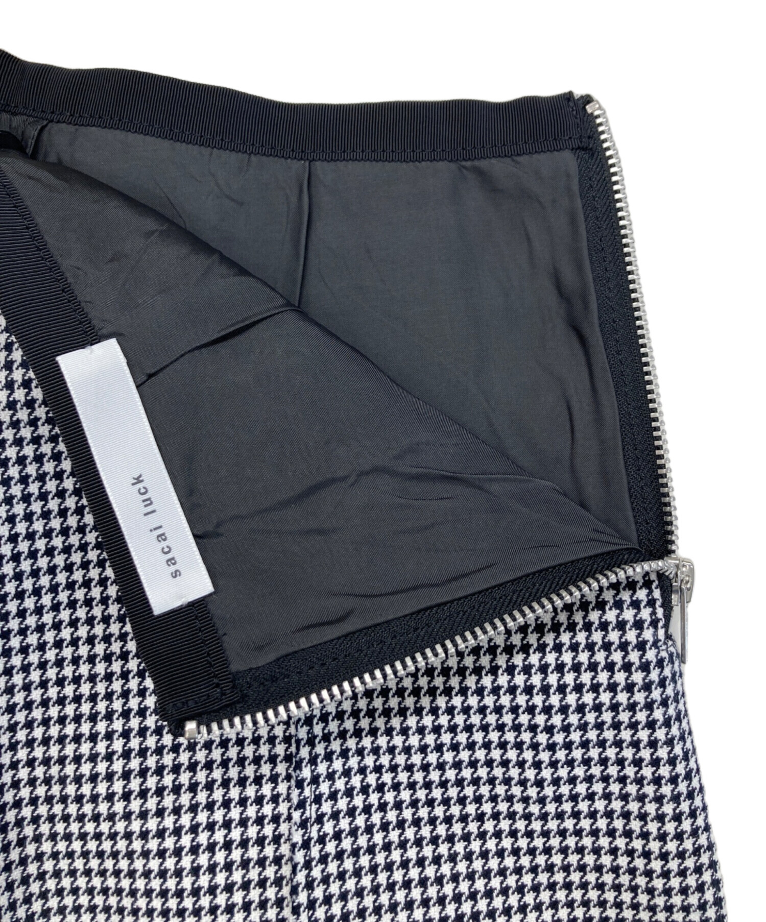 中古・古着通販】sacai luck (サカイラック) ミニスカート ブラック