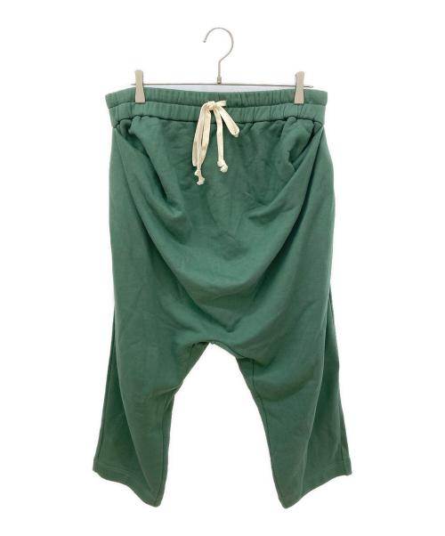 【新品】 ヴィヴィアンウエストウッド リネン混 サルエルパンツ オーブ釦 2 緑 新品】 ヴィヴィアンウエストウッド リネン混 サルエルパンツ オーブ釦