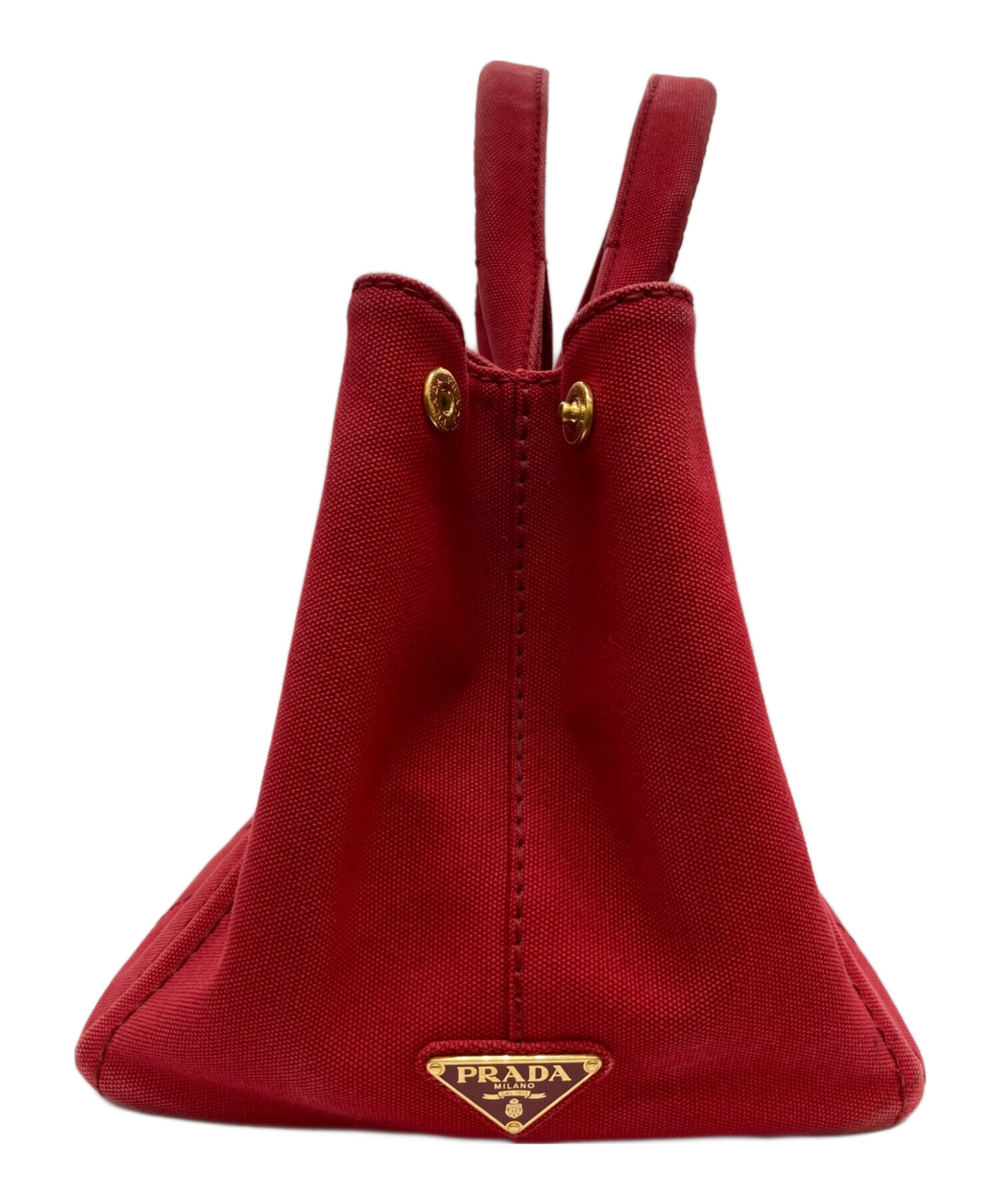 中古・古着通販】PRADA (プラダ) キャンバストートバッグ レッド