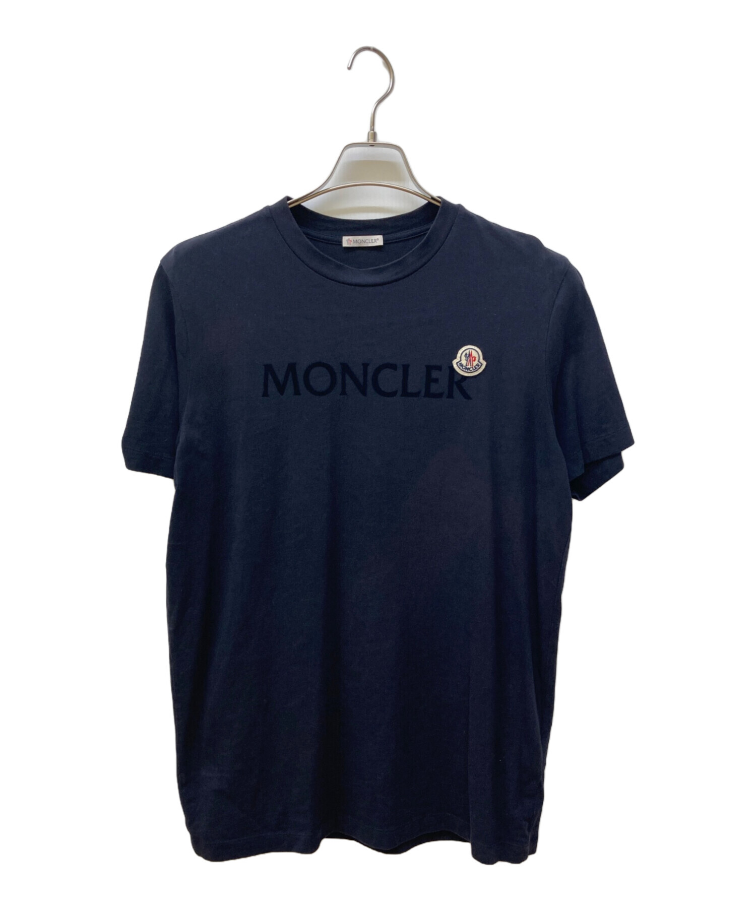 中古・古着通販】MONCLER (モンクレール) ロゴプリントTシャツ  