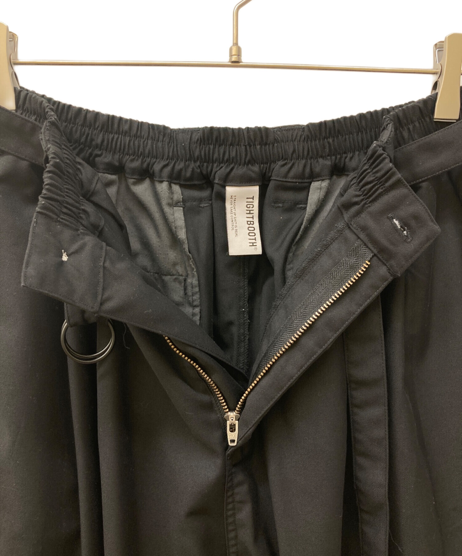 【わい】TIGHTBOOTH PRODUCTION ベルテッドワイドパンツ 中古・古着通販】TIGHTBOOTH PRODUCTION (タイトブースプロダクション