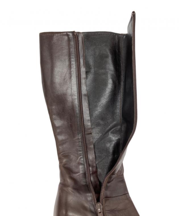 中古・古着通販】MaxMara (マックスマーラ) ロングブーツ ブラウン