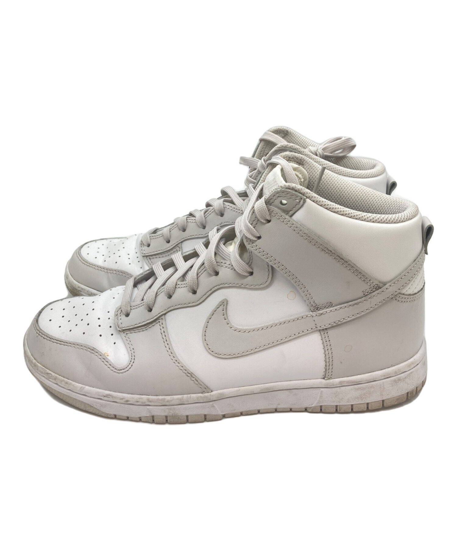 中古・古着通販】NIKE (ナイキ) Nike Dunk High Retro ホワイト×グレー 
