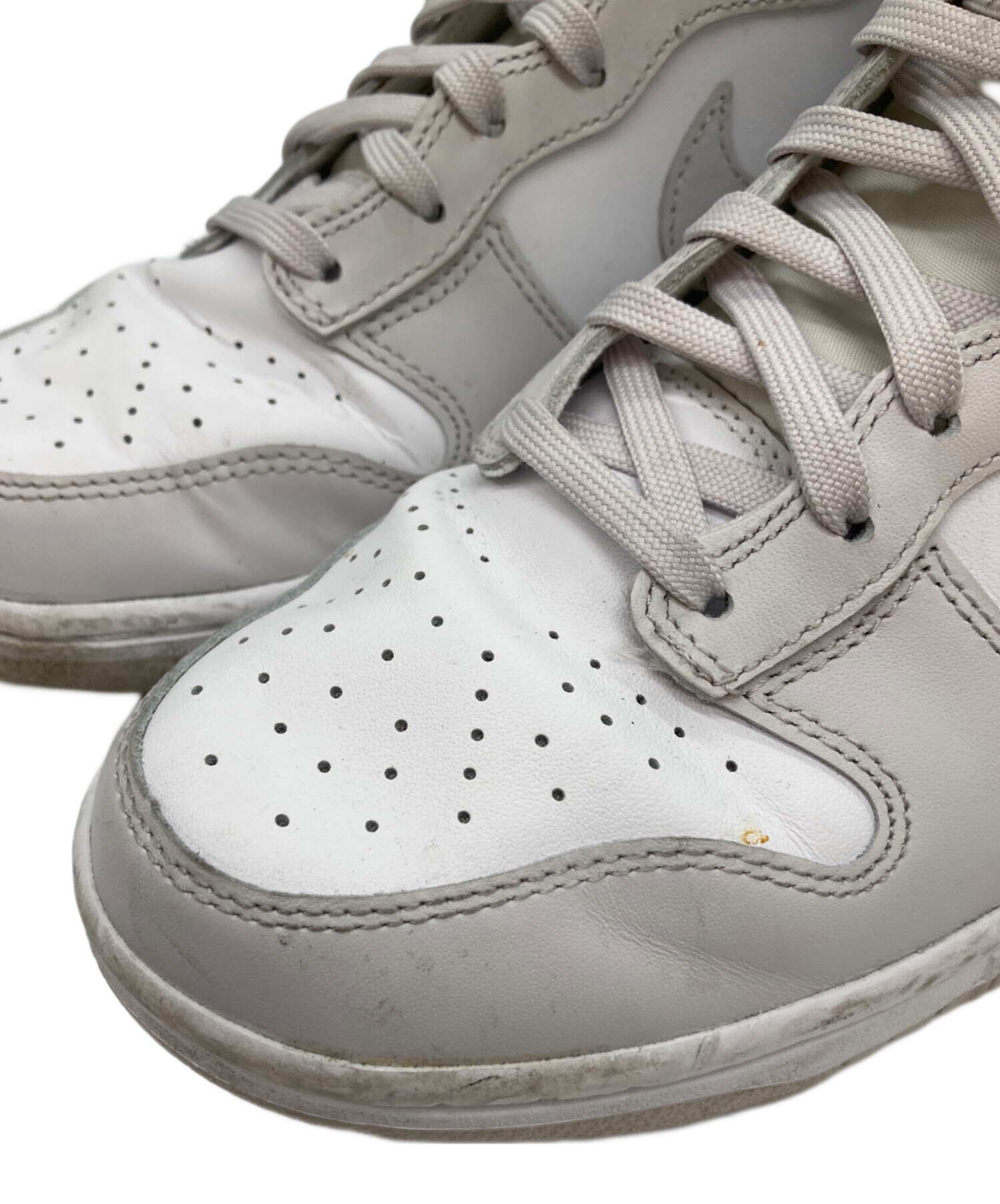 中古・古着通販】NIKE (ナイキ) Nike Dunk High Retro ホワイト×グレー 