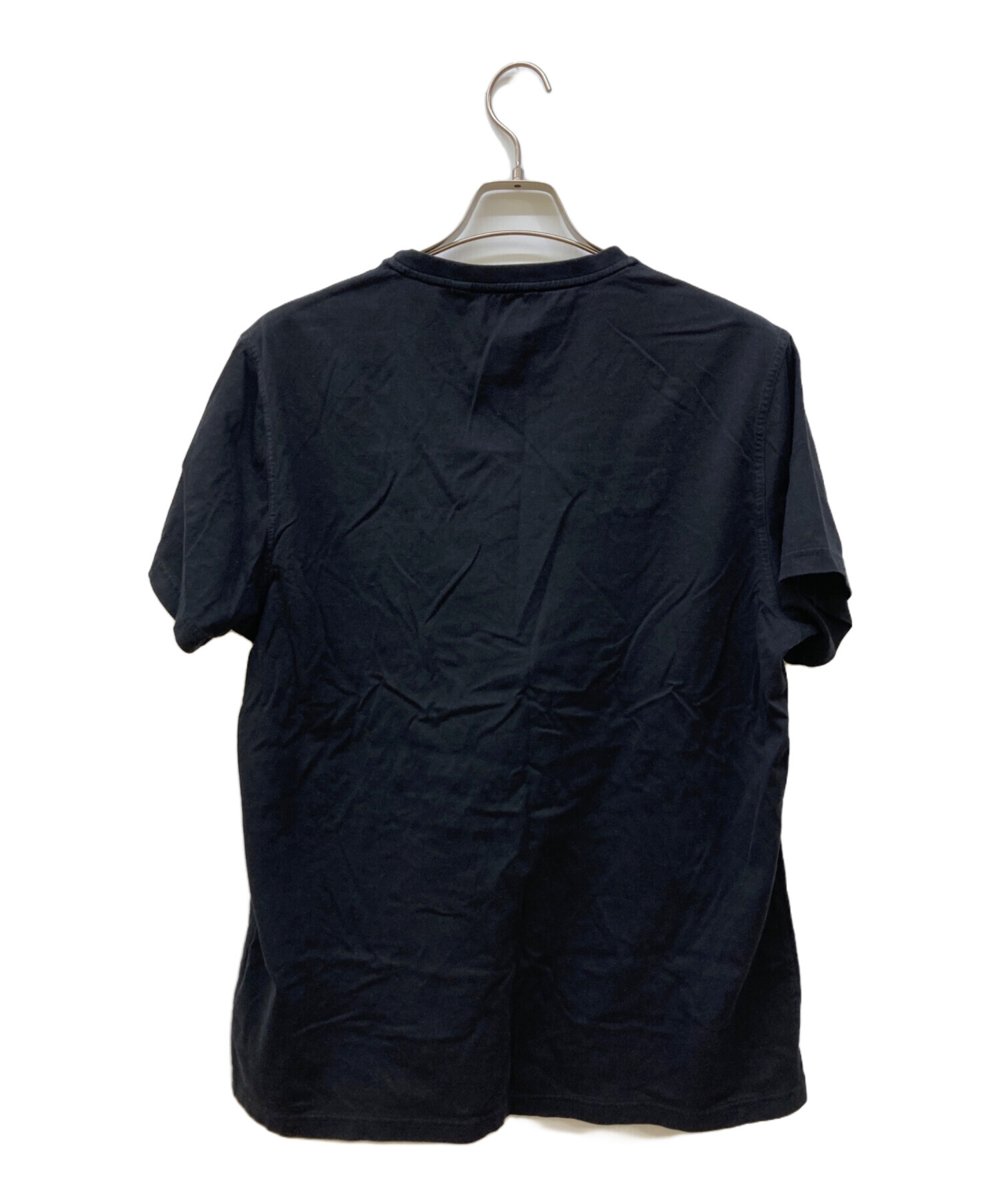中古・古着通販】BURBERRY (バーバリー) ワンポイントTシャツ ブラック 