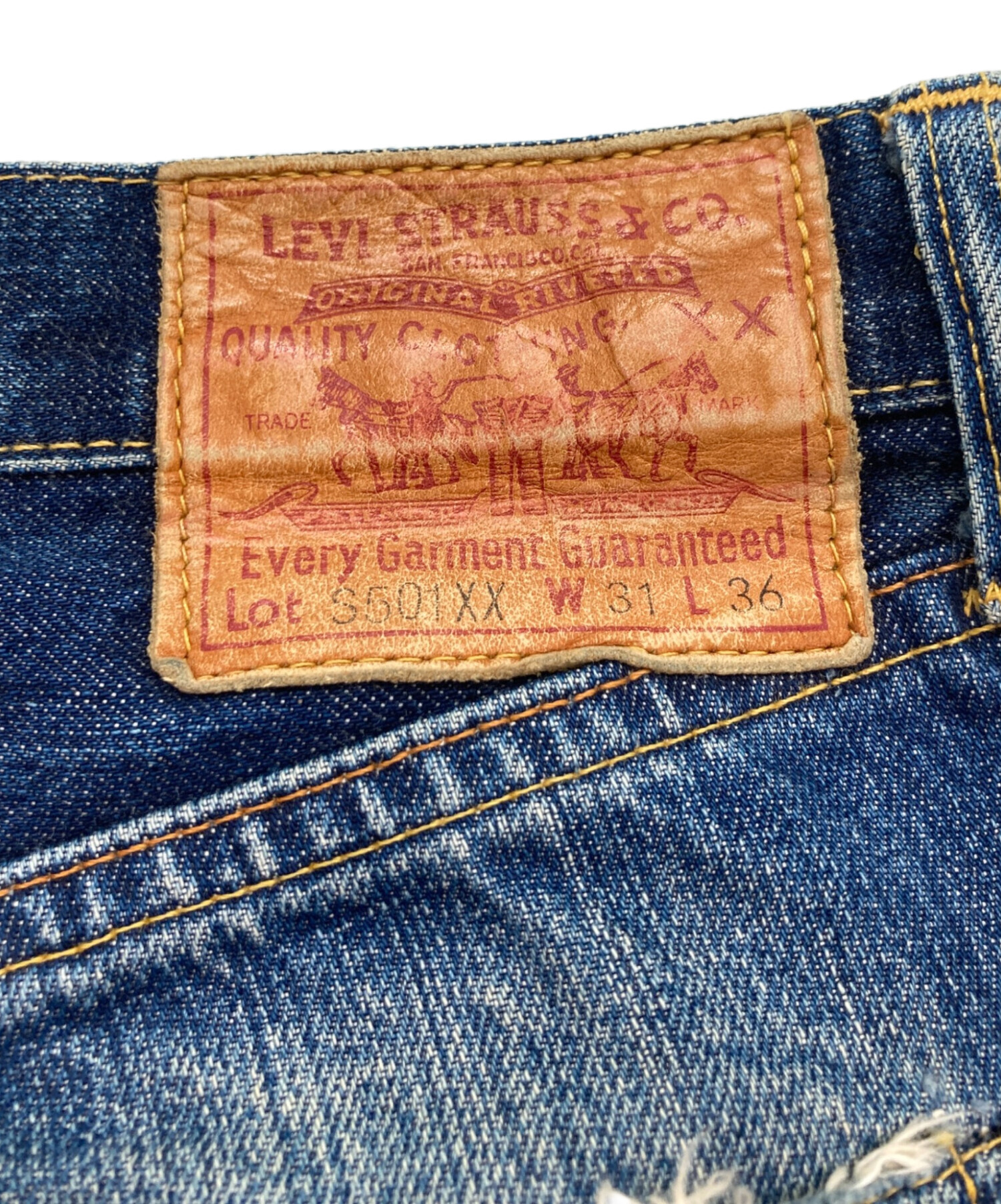 中古・古着通販】LEVI'S (リーバイス) 大戦モデル復刻デニムパンツ