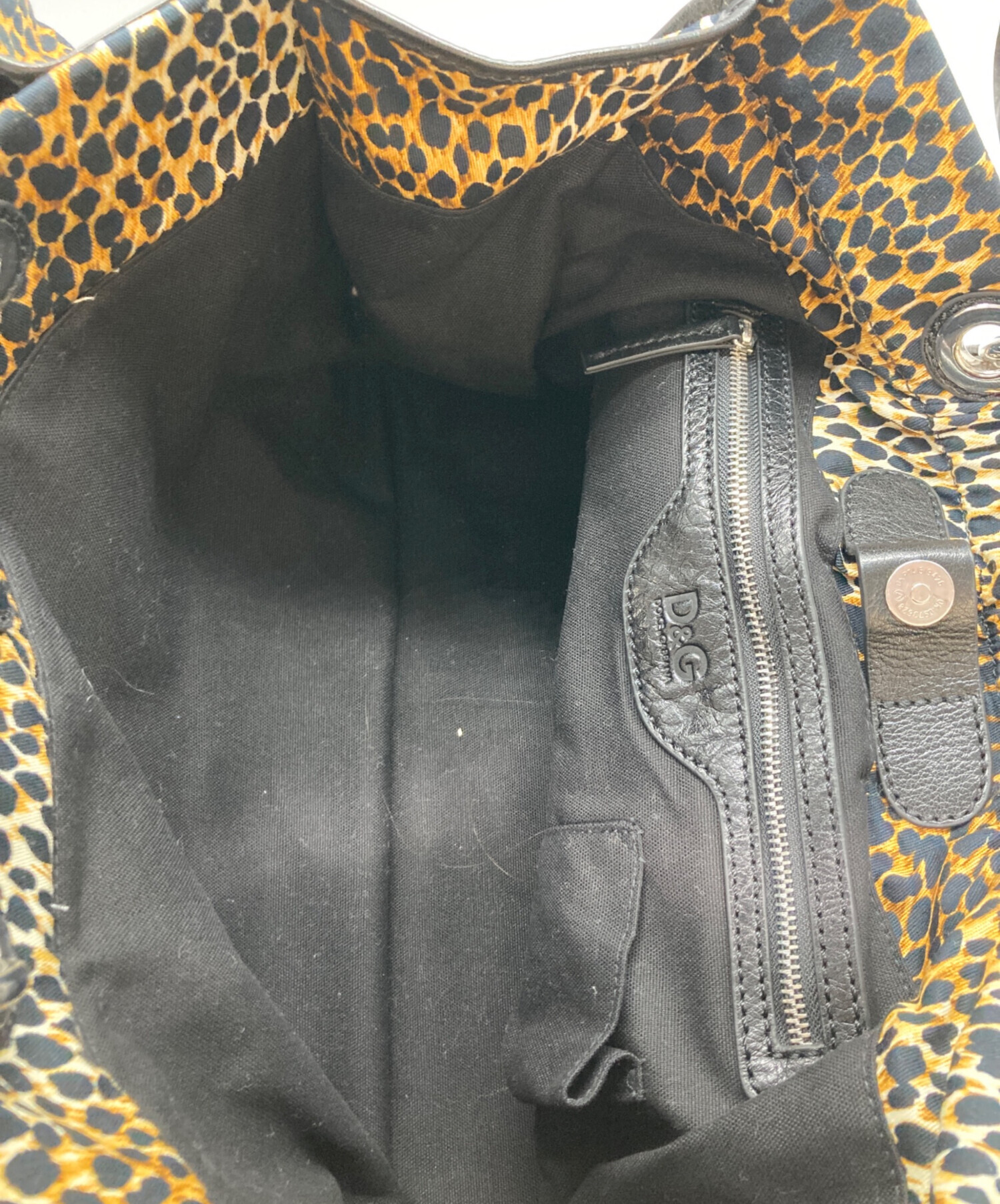 中古・古着通販】D&G (ディーアンドジー) トートバッグ ブラウン 