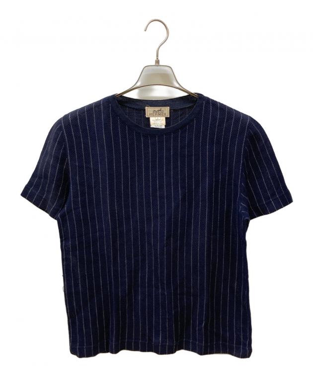 HERMES ストライプ Tシャツ SM HERMES ストライプ Tシャツ SM