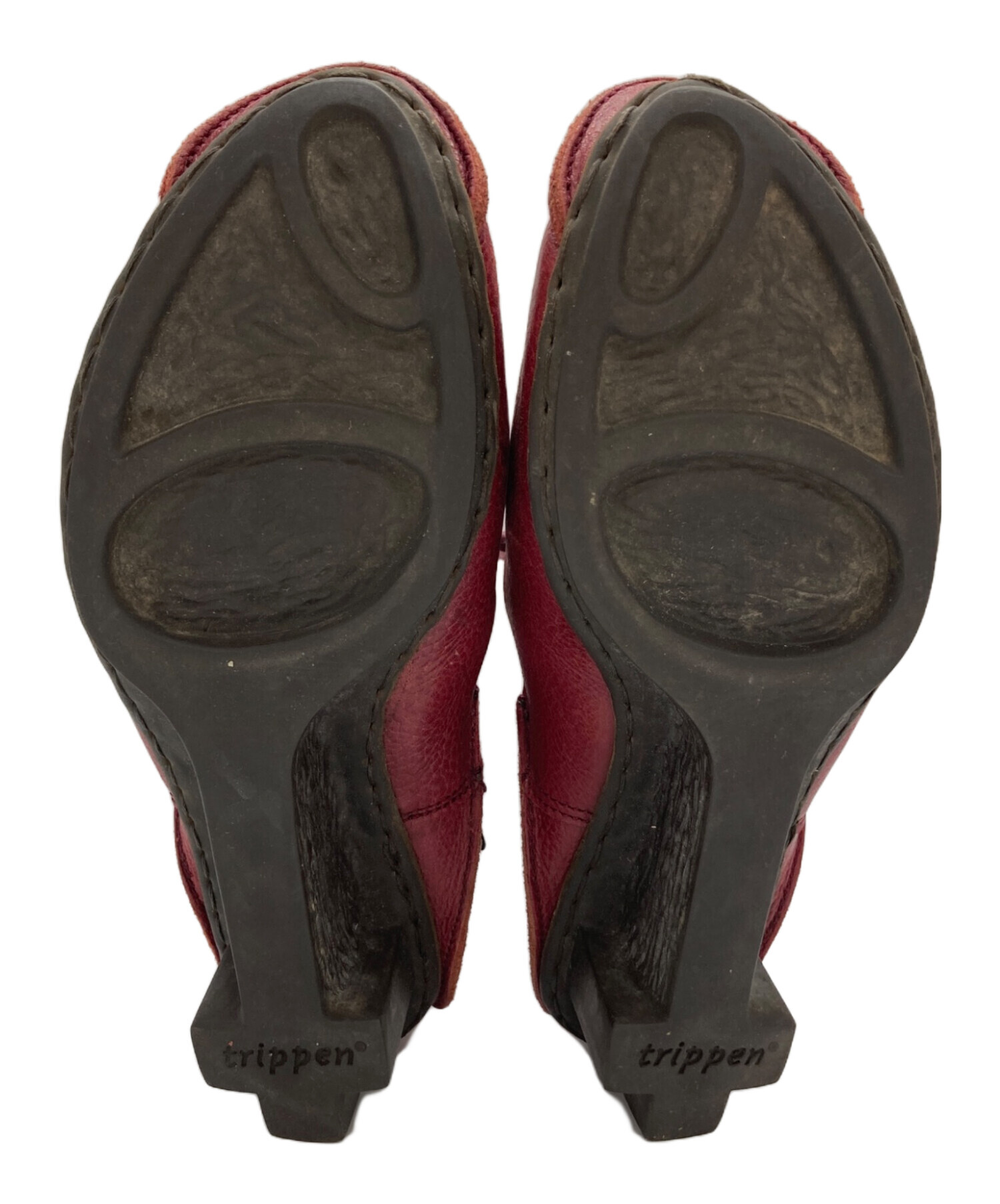 trippen トリッペン フロントゴア 赤 trippen トリッペン フロントゴア 赤