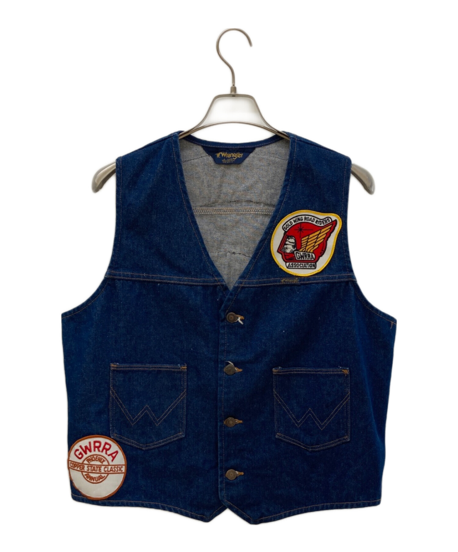 中古・古着通販】Wrangler (ラングラー) ベスト インディゴ サイズ 