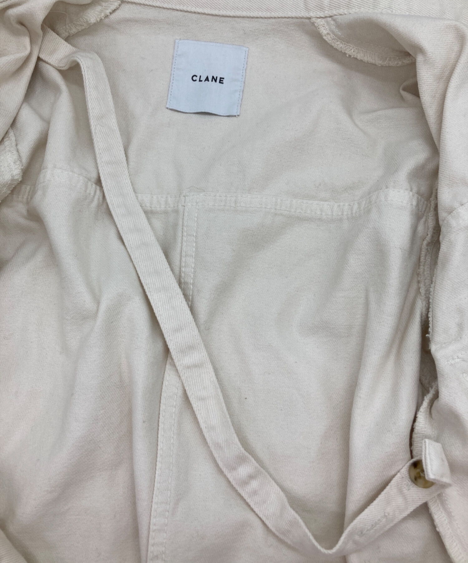 中古・古着通販】CLANE (クラネ) ベルスリーブ コンパクト デニム 