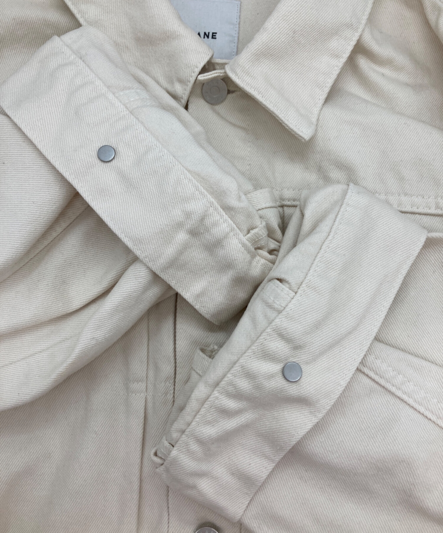 中古・古着通販】CLANE (クラネ) ベルスリーブ コンパクト デニム 