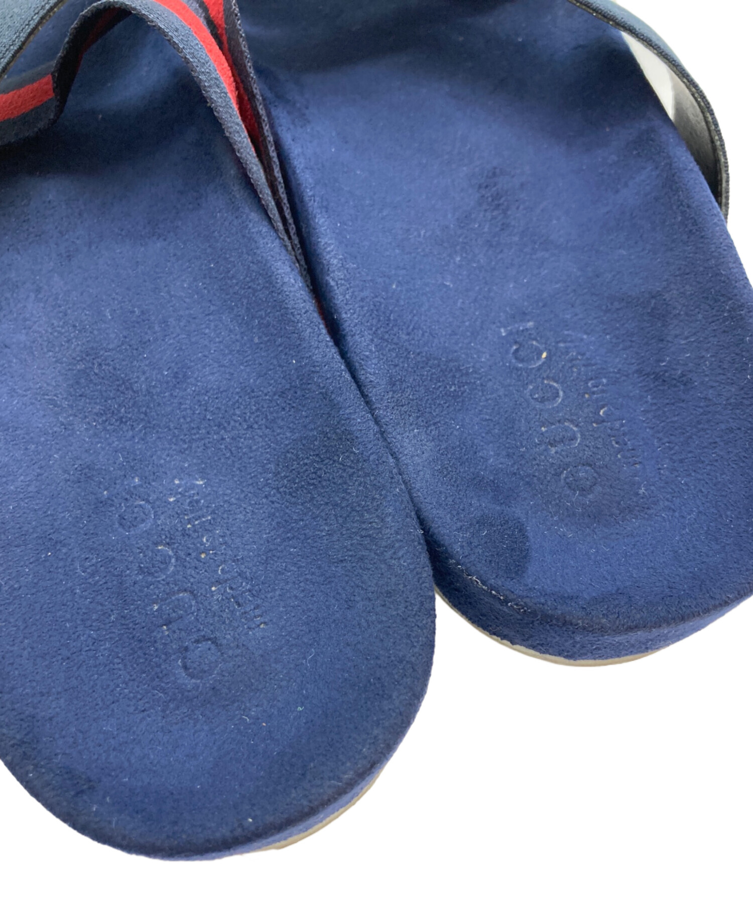 中古・古着通販】GUCCI (グッチ) シェリーラインサンダル ブルー