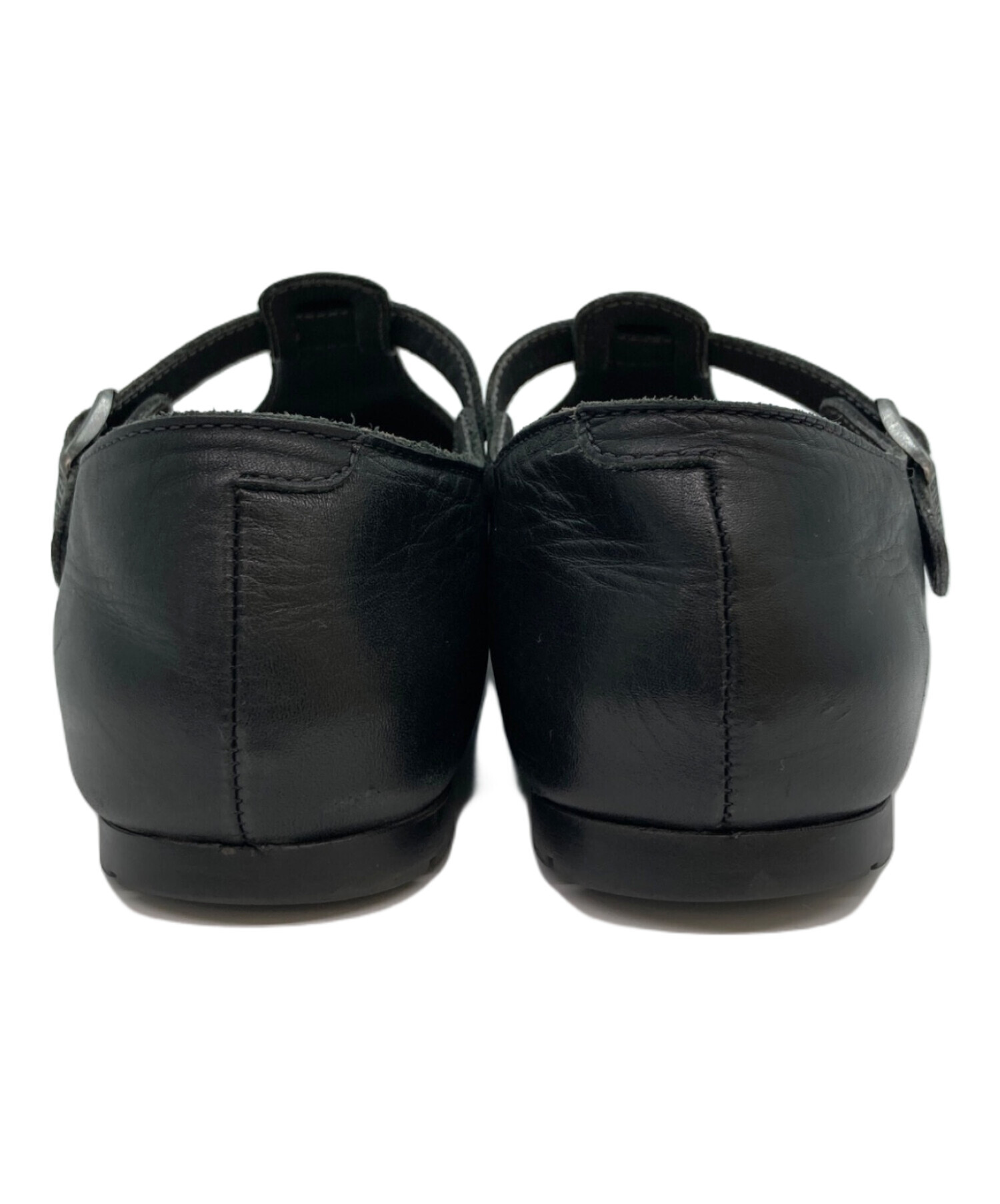新品未使用ビルケンシュトック ティッケル レザー ブラック 24.5 中古・古着通販】BIRKENSTOCK (ビルケンシュトック) ティッケル/レザー