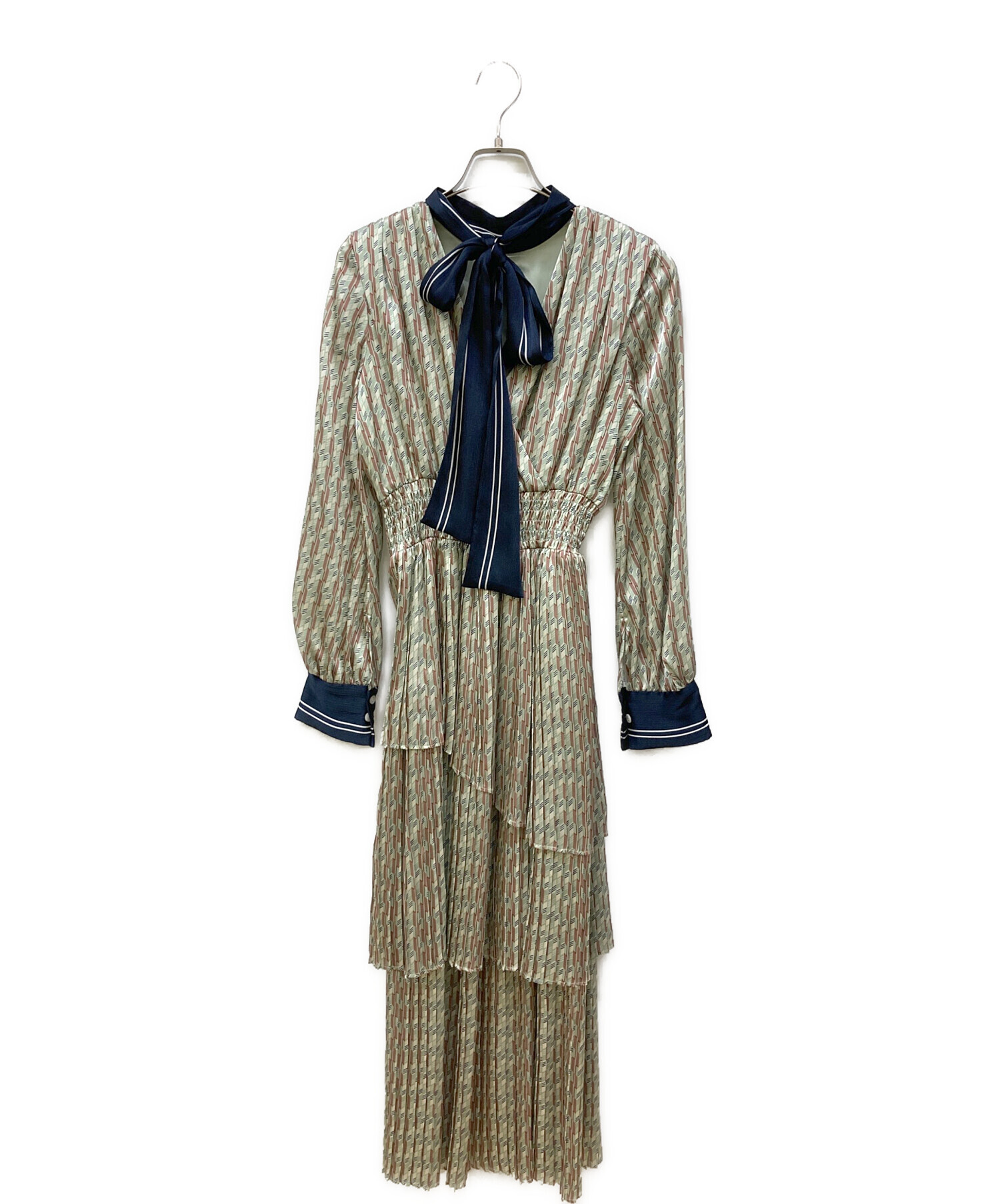 中古・古着通販】Lily Brown (リリーブラウン) ワンピース グリーン