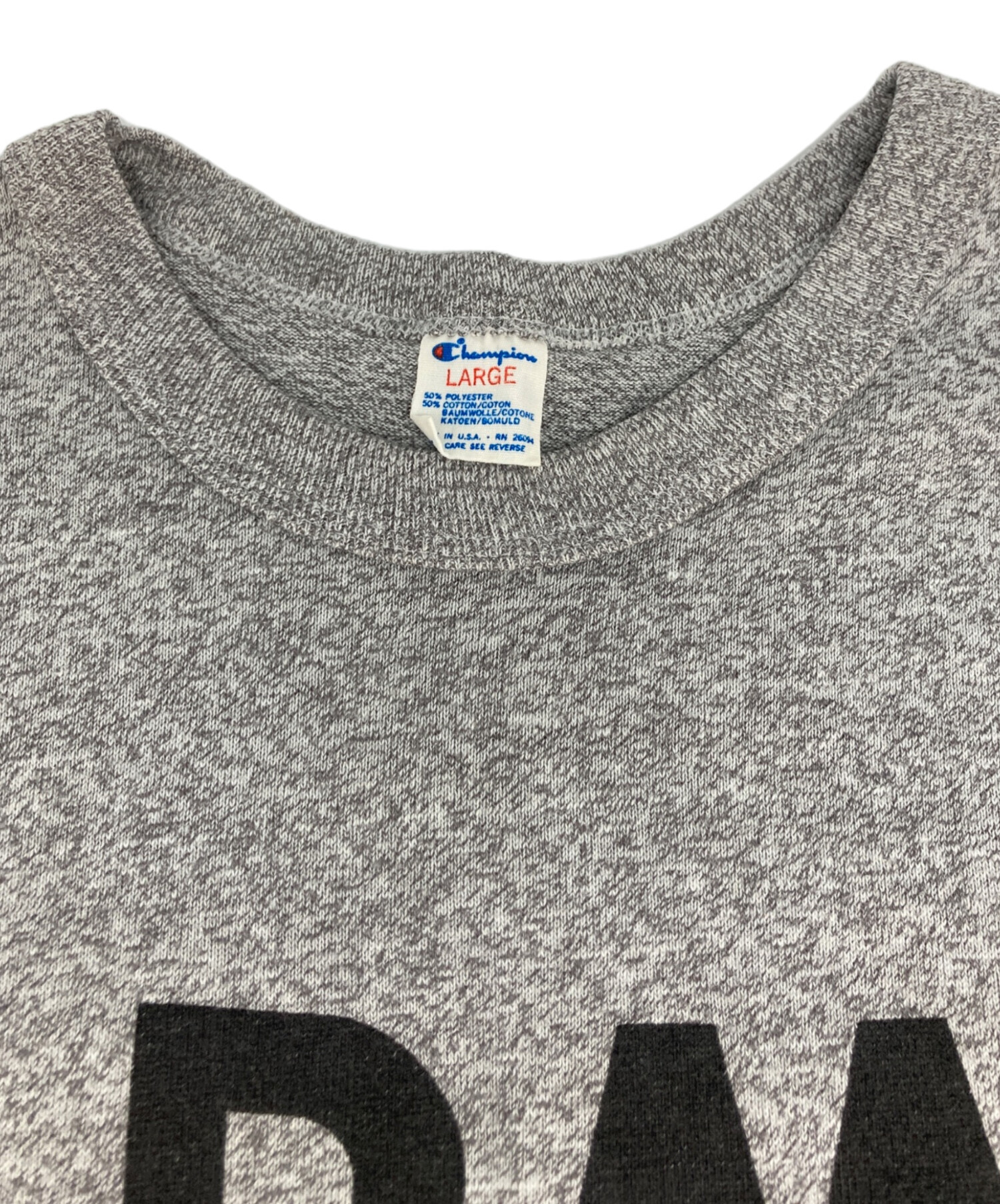 中古・古着通販】Champion (チャンピオン) ARMYプリントTシャツ グレー 