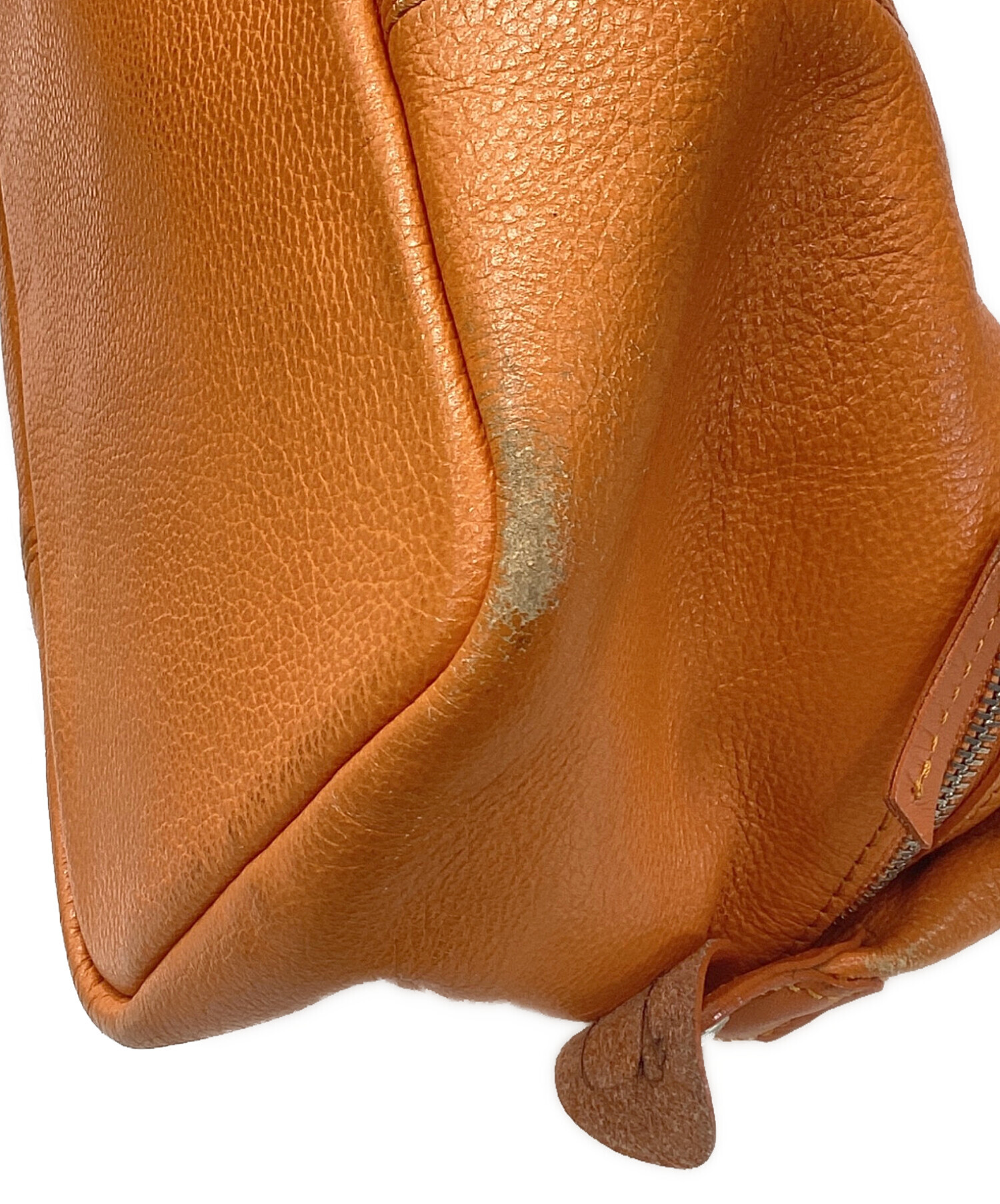 LONGCHAMP ロンシャン/2wayボストンバック/オレンジ/Bランク/82【中古】 中古・古着通販】LONGCHAMP (ロンシャン) ミニボストンバッグ オレンジ