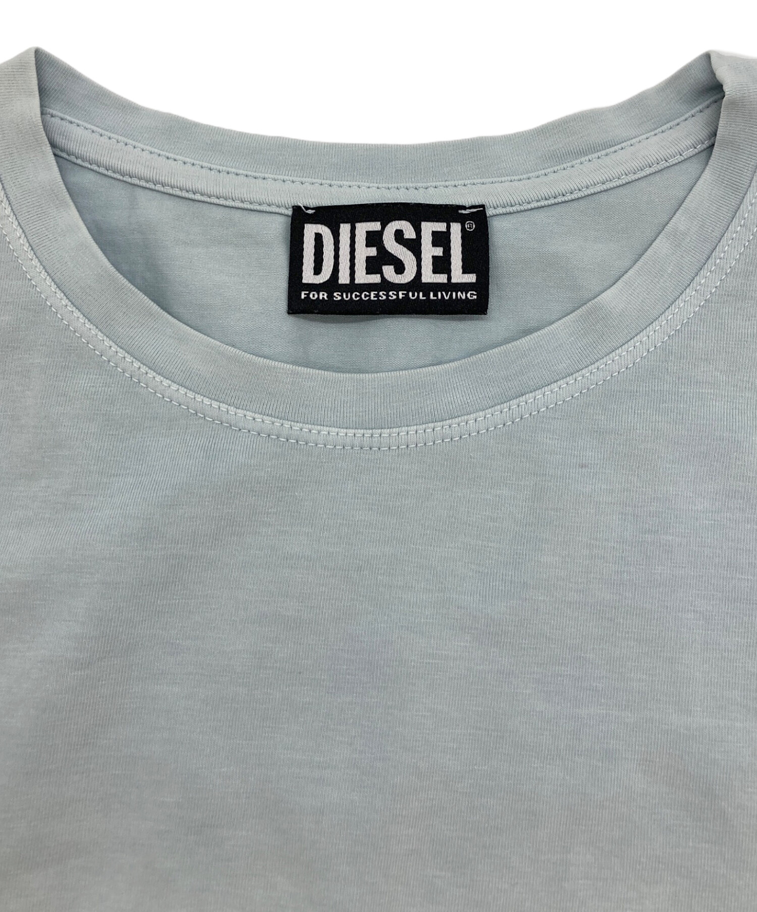 中古・古着通販】DIESEL (ディーゼル) 半袖Tシャツ スカイブルー 