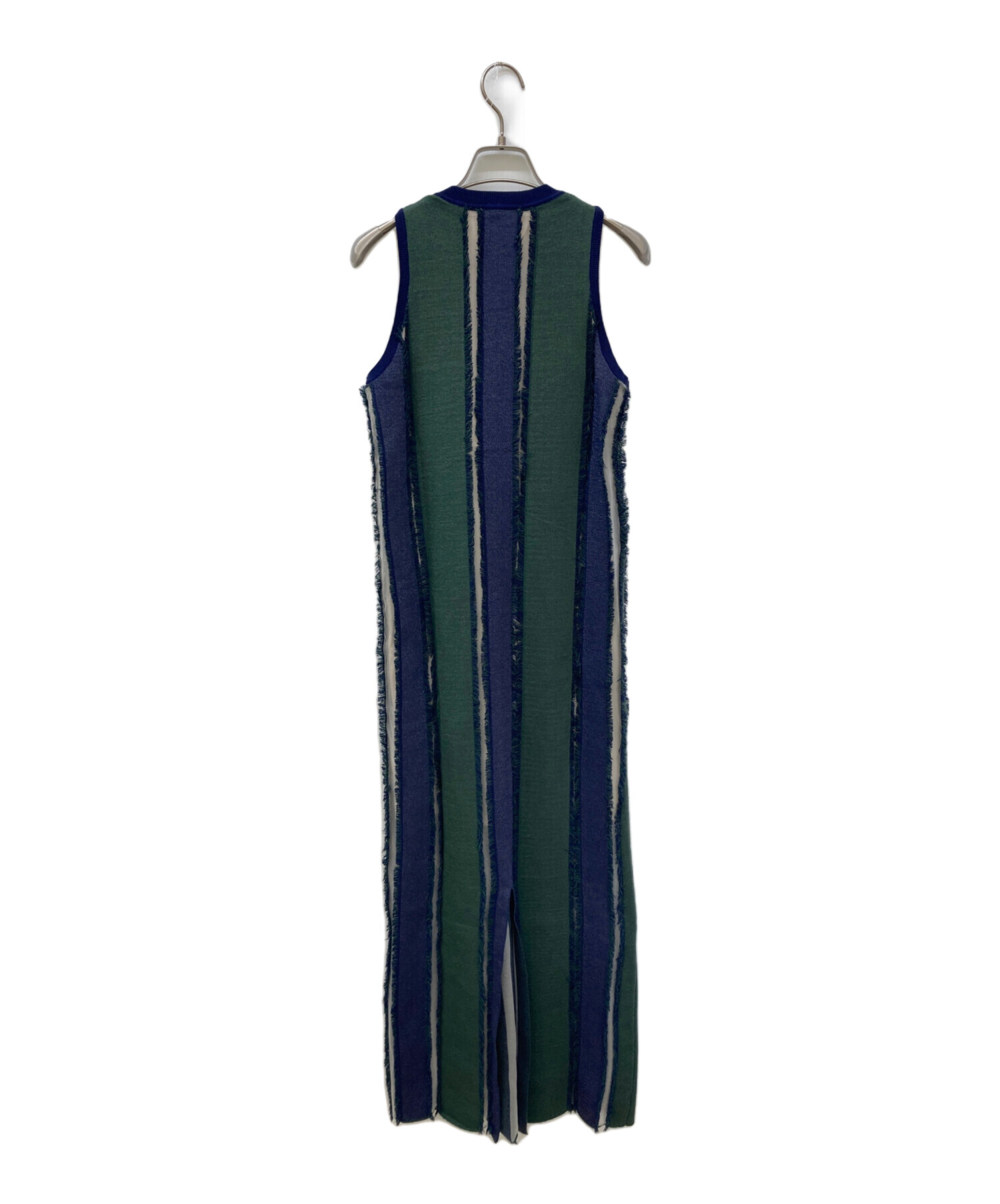 中古・古着通販】AMERI (アメリ) MULTI STRIPE JACQUARD DRESS