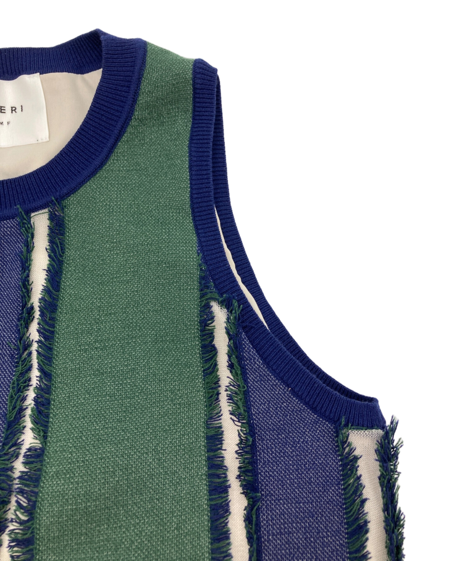 中古・古着通販】AMERI (アメリ) MULTI STRIPE JACQUARD DRESS