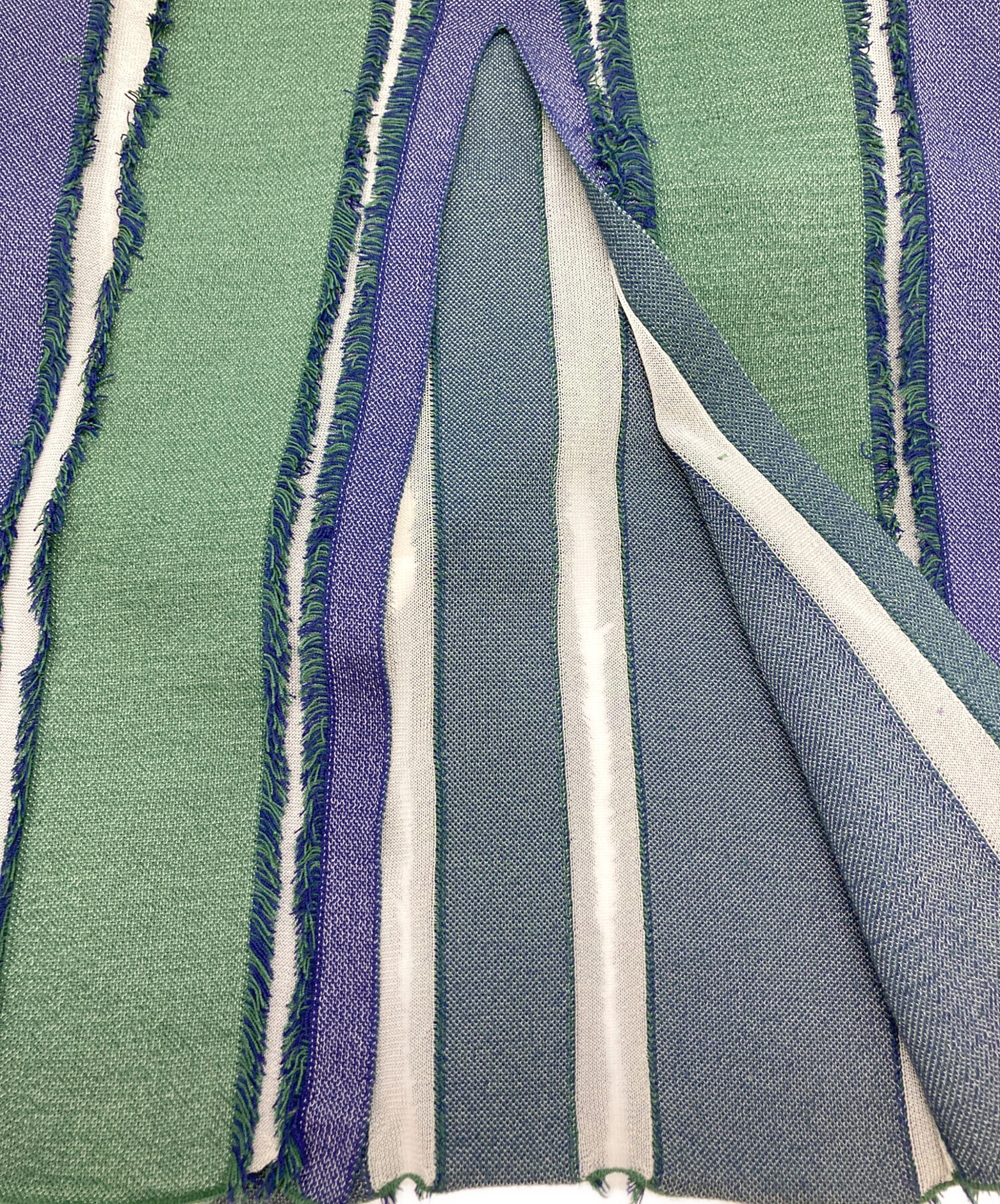 中古・古着通販】AMERI (アメリ) MULTI STRIPE JACQUARD DRESS 