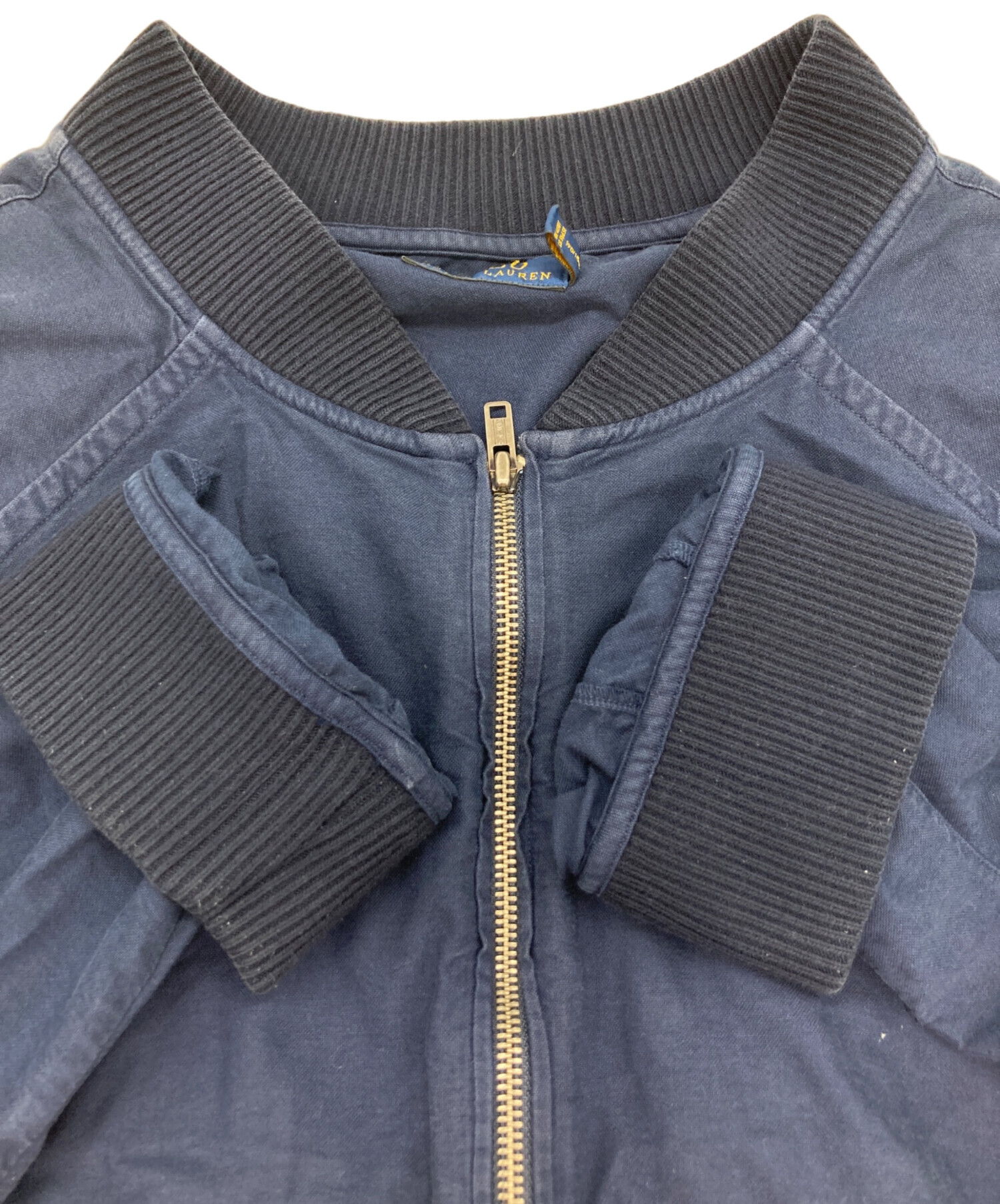 古着 Polo by Ralph Lauren ネイビー ブルゾン XXL 中古・古着通販】POLO RALPH LAUREN (ポロ・ラルフローレン) ジップ