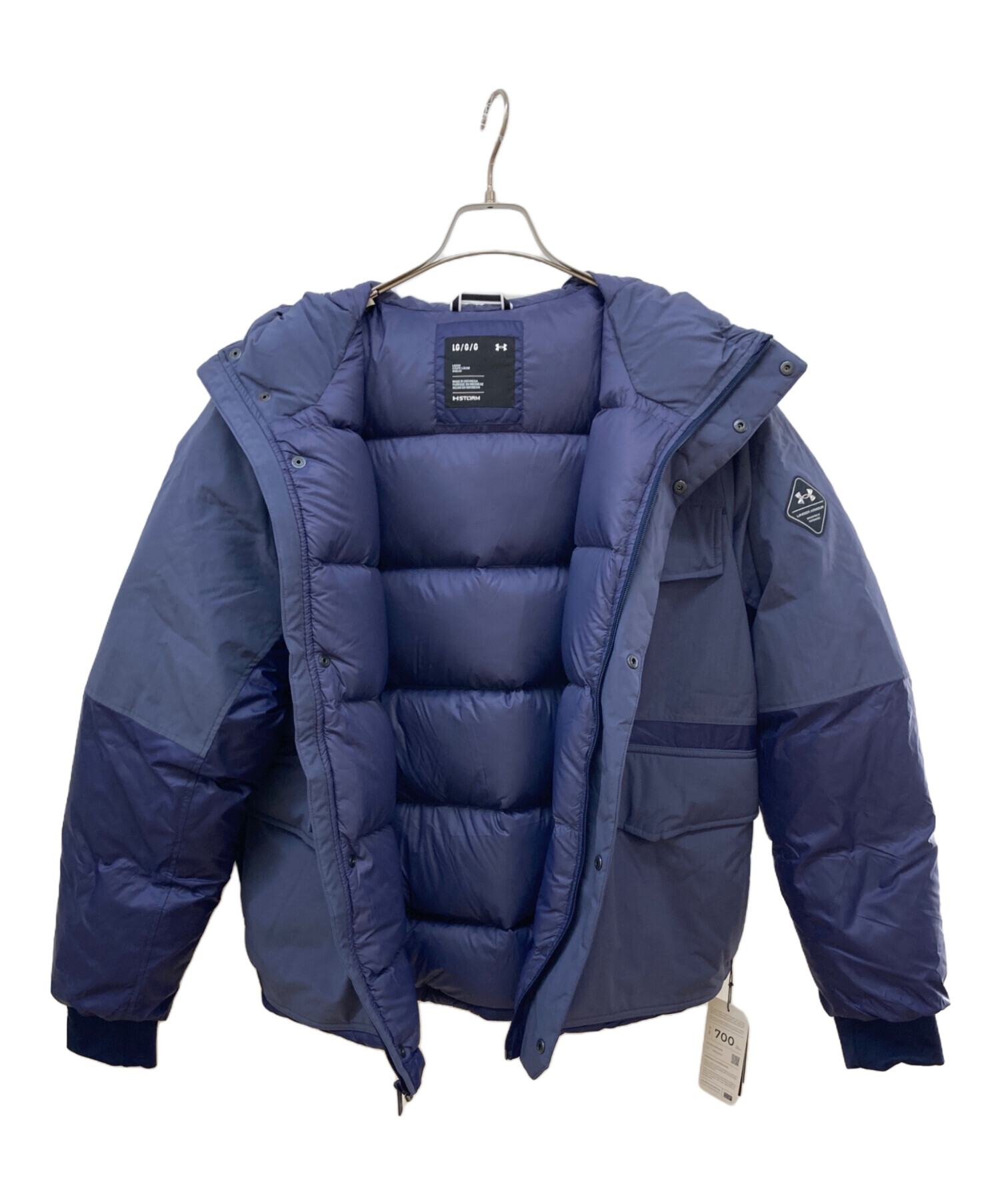 ★未使用品★ UNDER ARMOUR アンダーアーマー × TAMPA BAY RAYS タンパベイ レイズ MLB【フリーサイズ】 キャップ 帽子 US限定モデル F24 UNDER ARMOUR (アンダー アーマー) ベンチコート UA INSULATED LONG COAT（ユーエー インサレーテッド ロング  コート） ブラック サイズ:LG⁄G⁄G