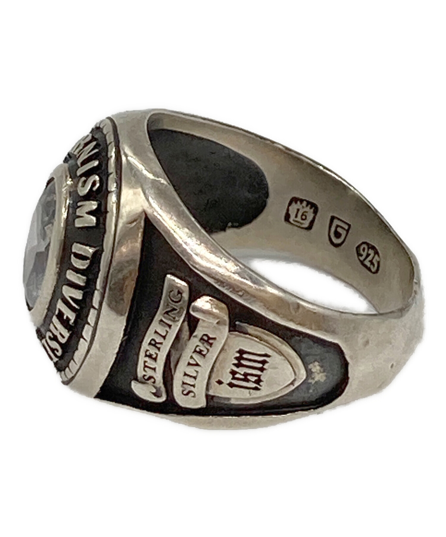 ぱ*ぱ様 GARNI ガルニ リング #23 GARNI(ガルニ) Stud Ring (ピラミッドスタッズリング) SILVER