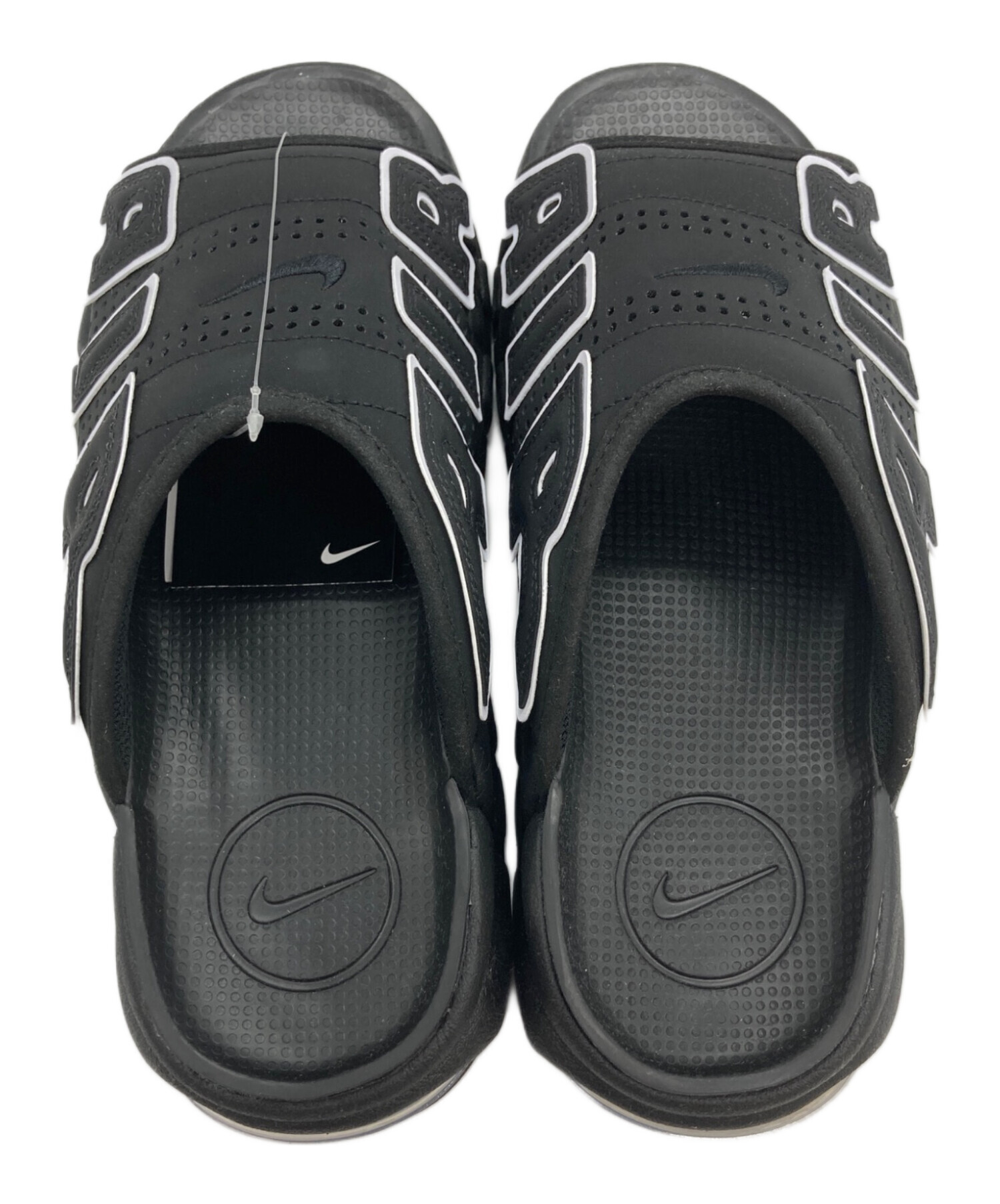 中古・古着通販】NIKE (ナイキ) AIR MORE UPTEMPO SLIDE ブラック 